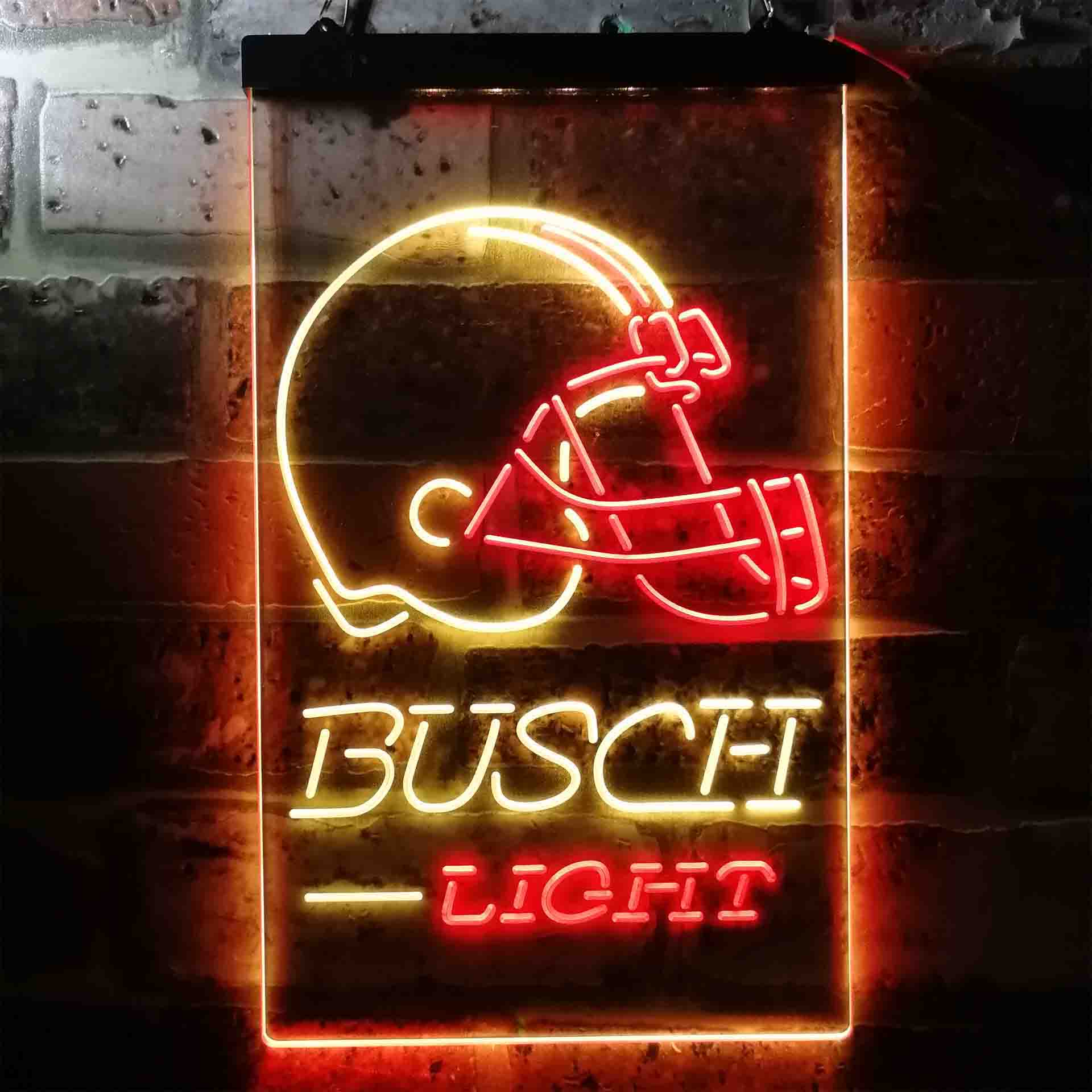 Busch Light Cleveland Browns Neon-Like LED Sign - Image 6