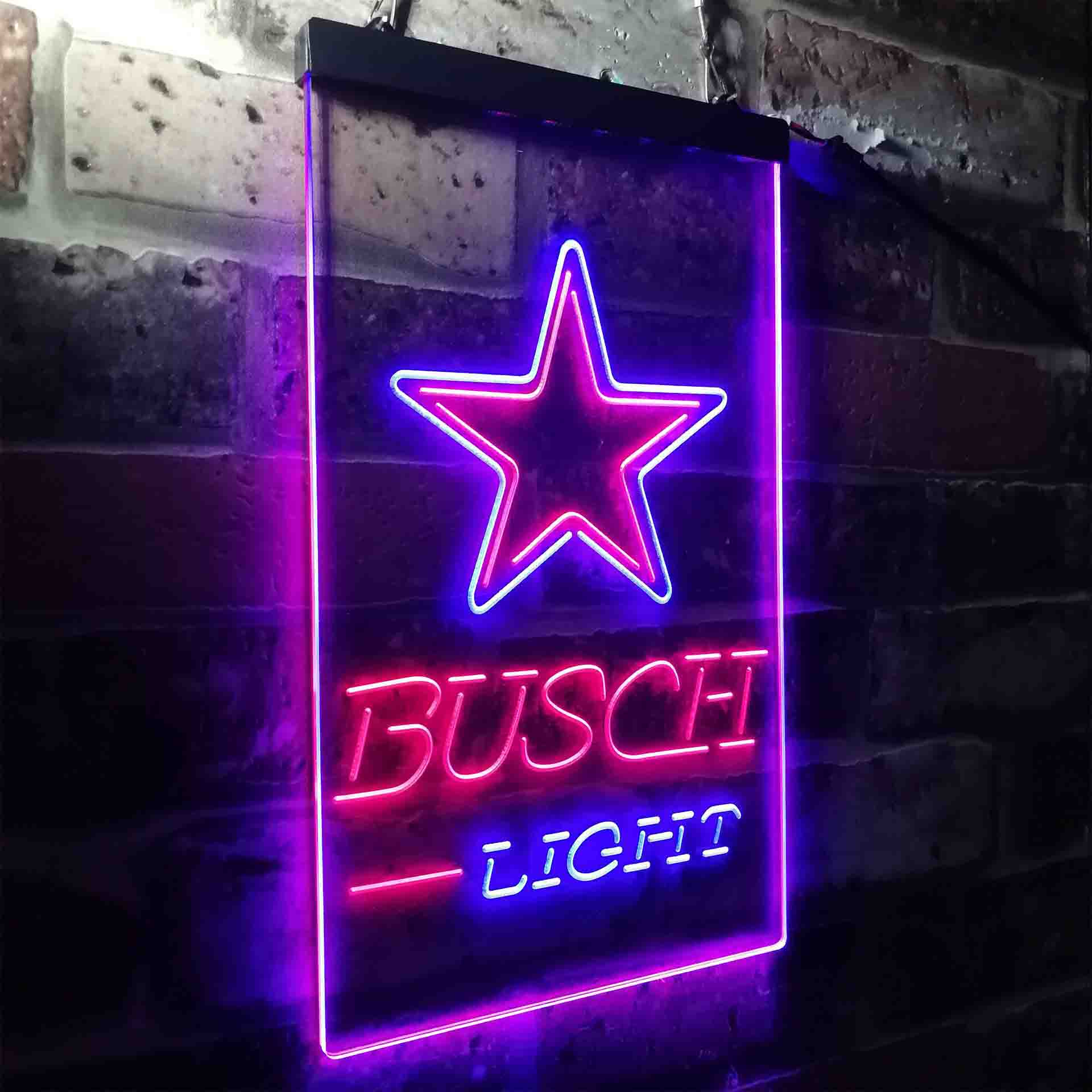 Busch Light Dallas Cowboys Neon-Like LED Sign - Image 23
