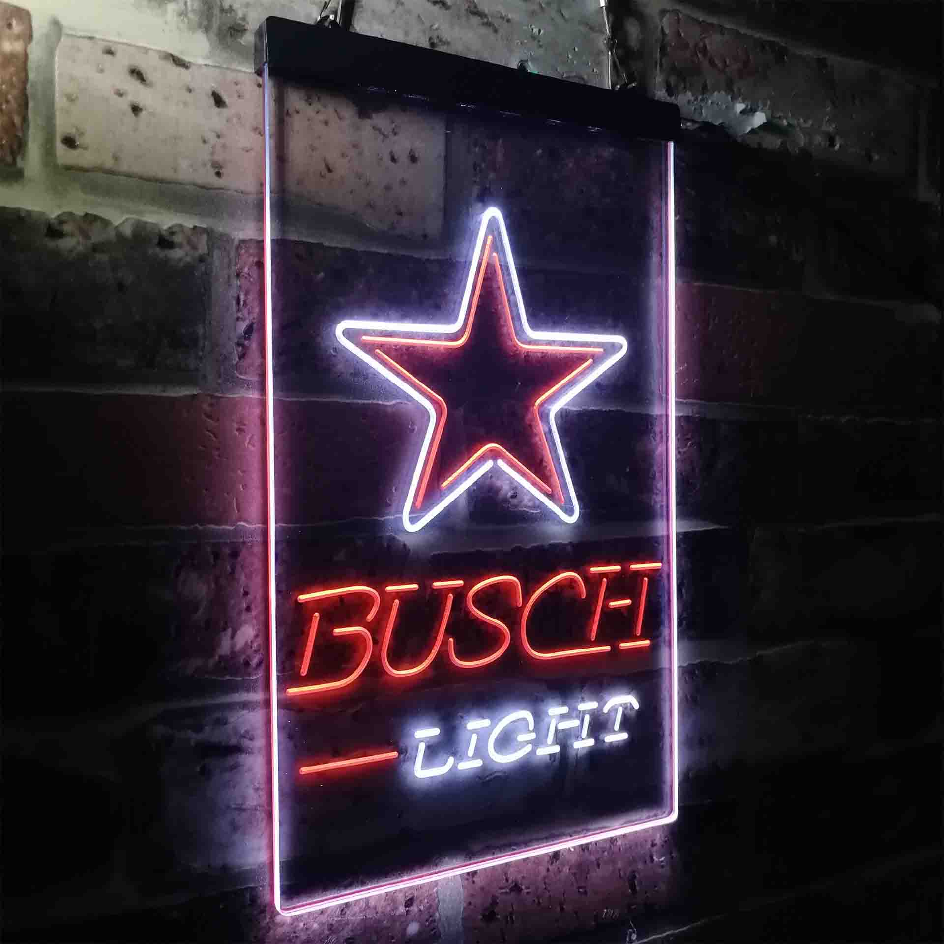 Busch Light Dallas Cowboys Neon-Like LED Sign - Image 26