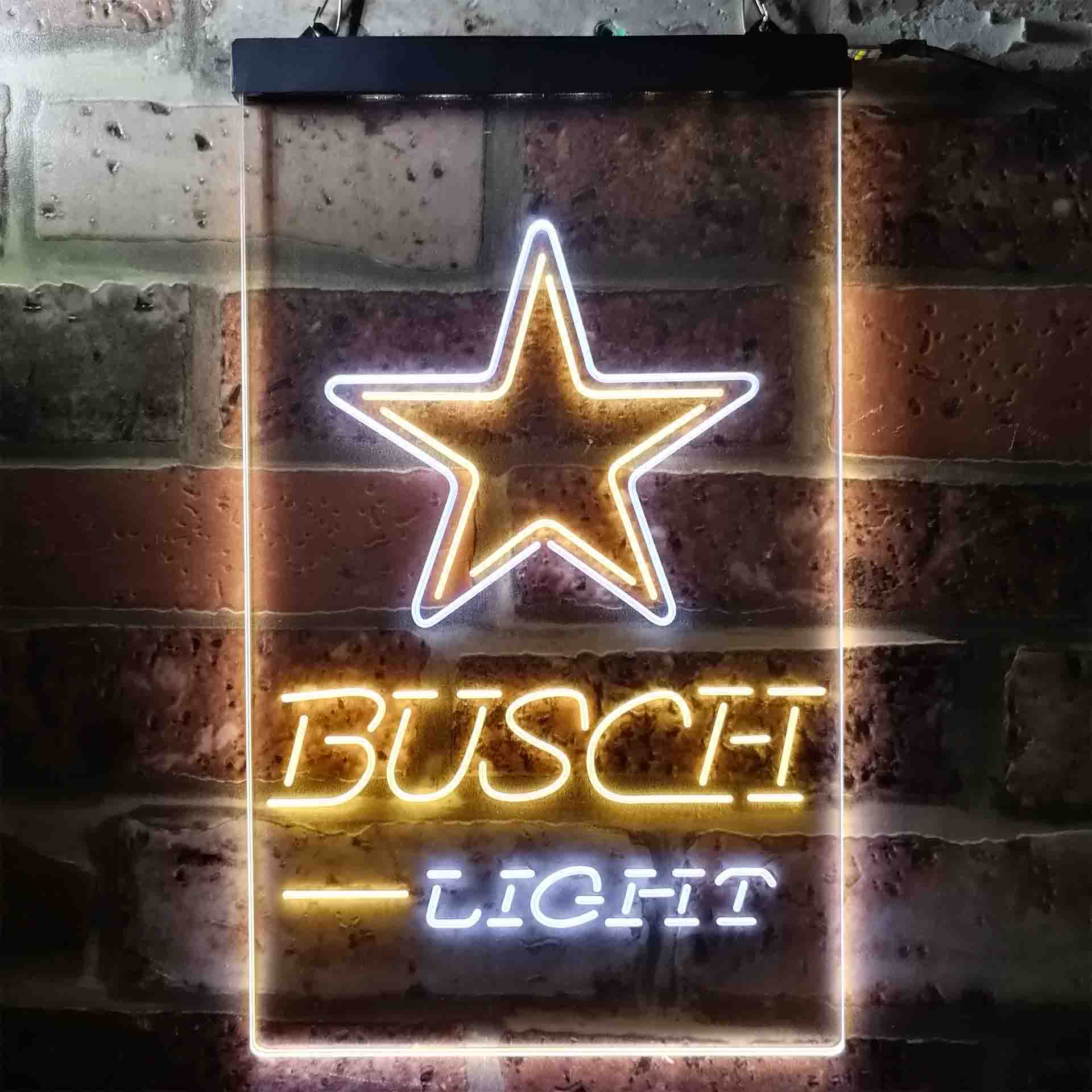 Busch Light Dallas Cowboys Neon-Like LED Sign - Image 4