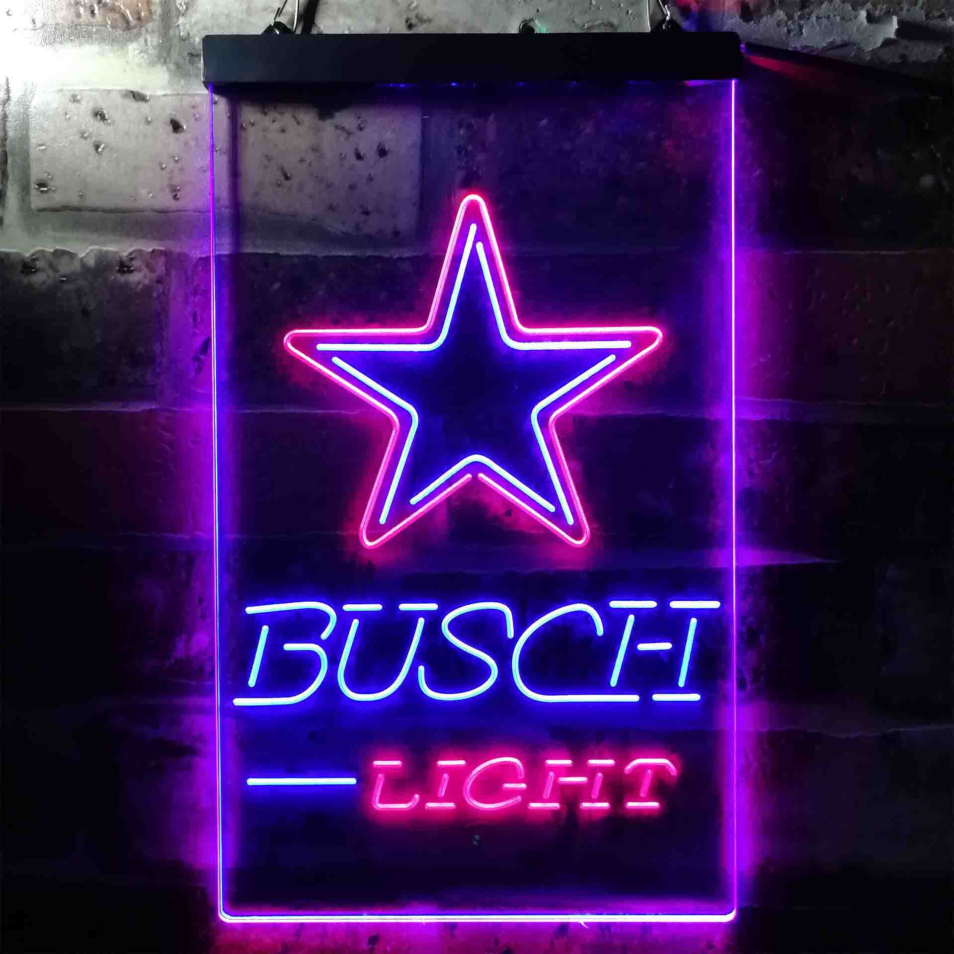Busch Light Dallas Cowboys Neon-Like LED Sign - Image 6