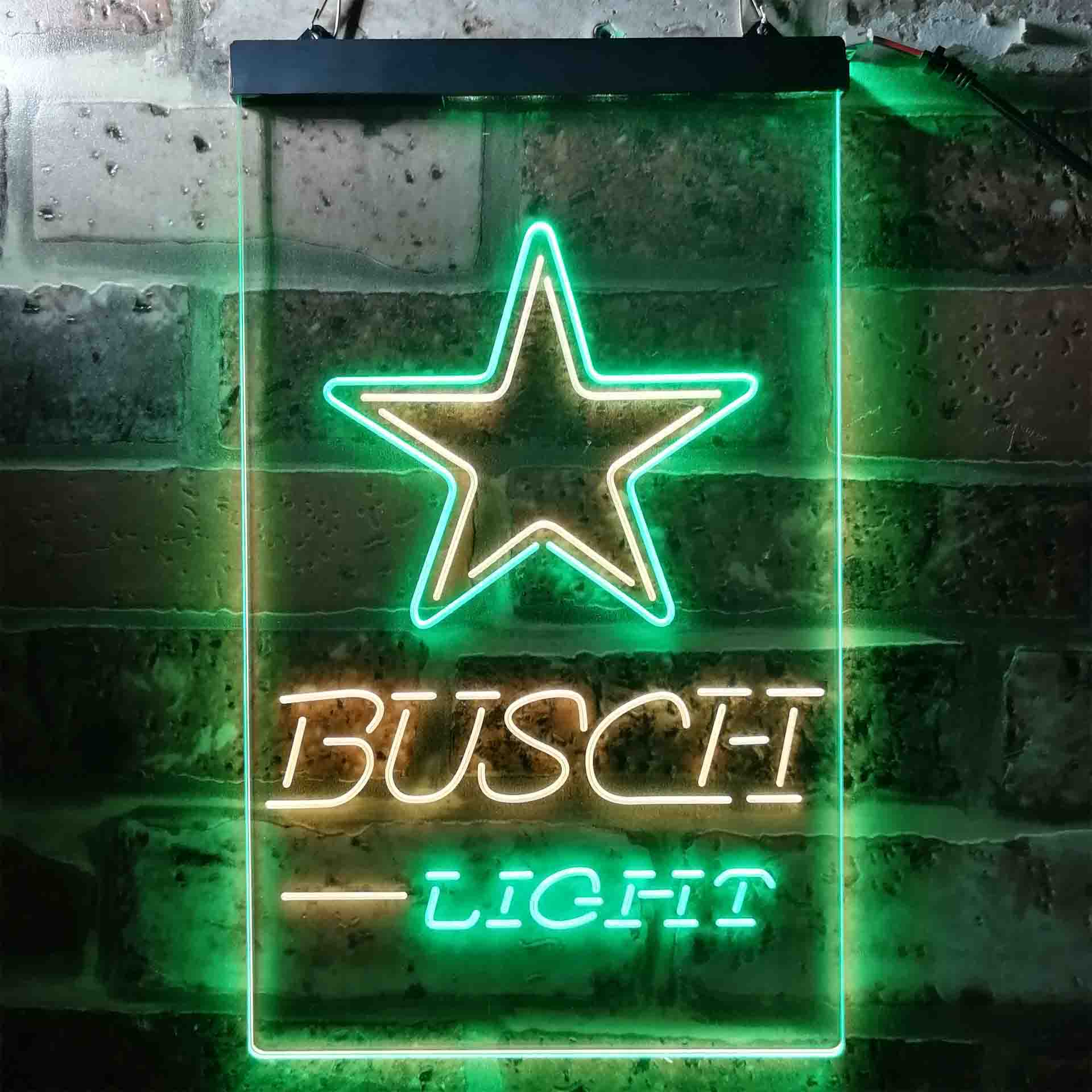 Busch Light Dallas Cowboys Neon-Like LED Sign - Image 9
