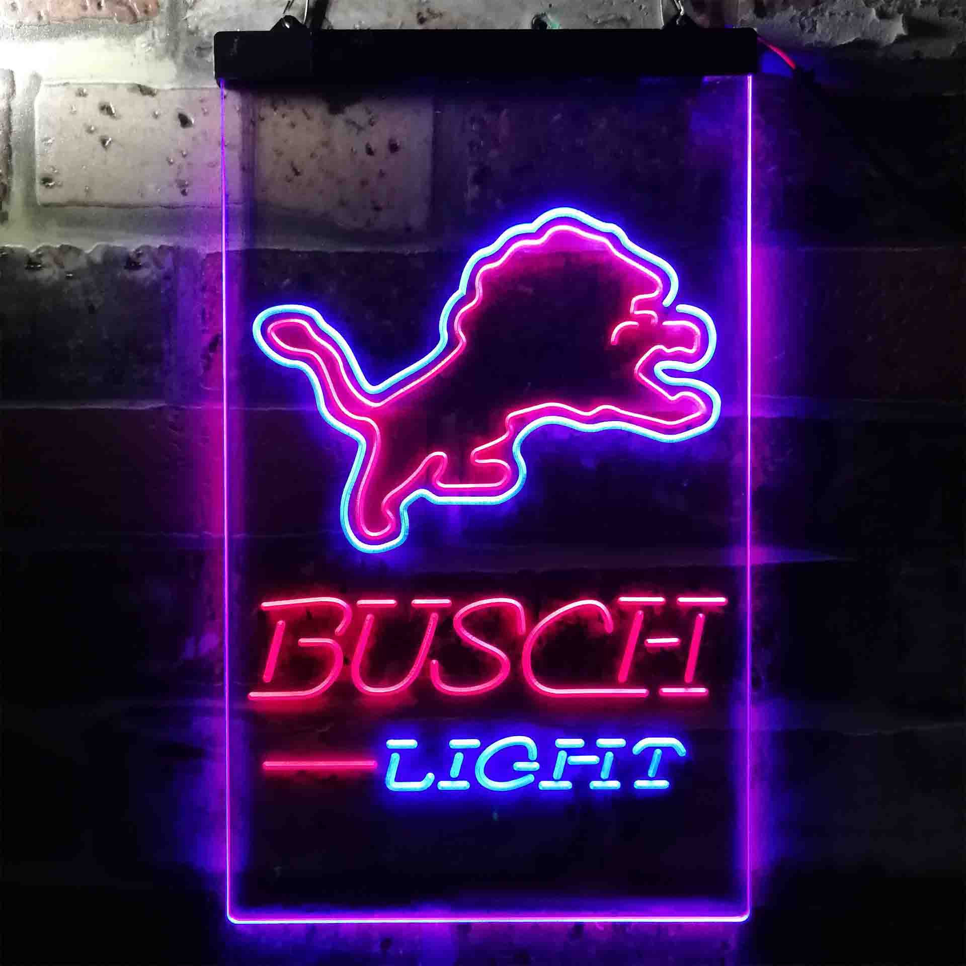 Busch Light Detroit Lion Neon-Like LED Sign - Image 10