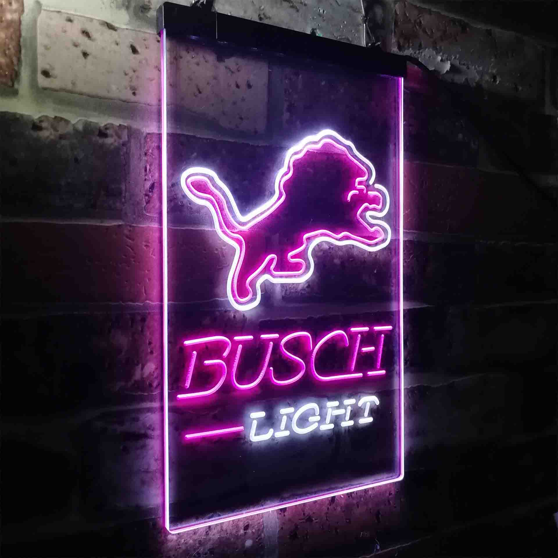 Busch Light Detroit Lion Neon-Like LED Sign - Image 20