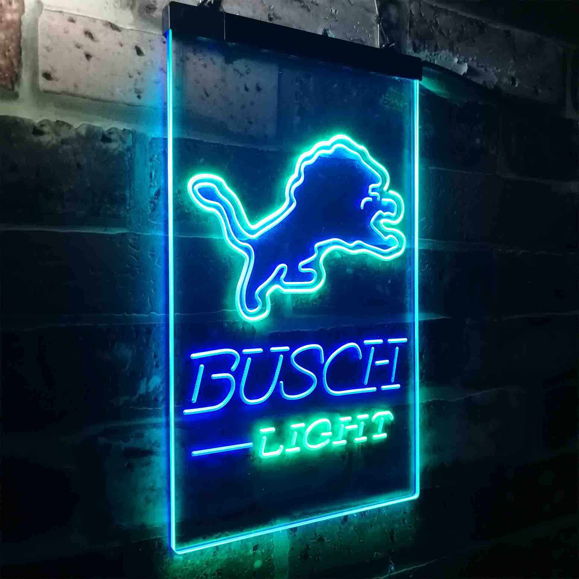 Busch Light Detroit Lion Neon-Like LED Sign - Image 21
