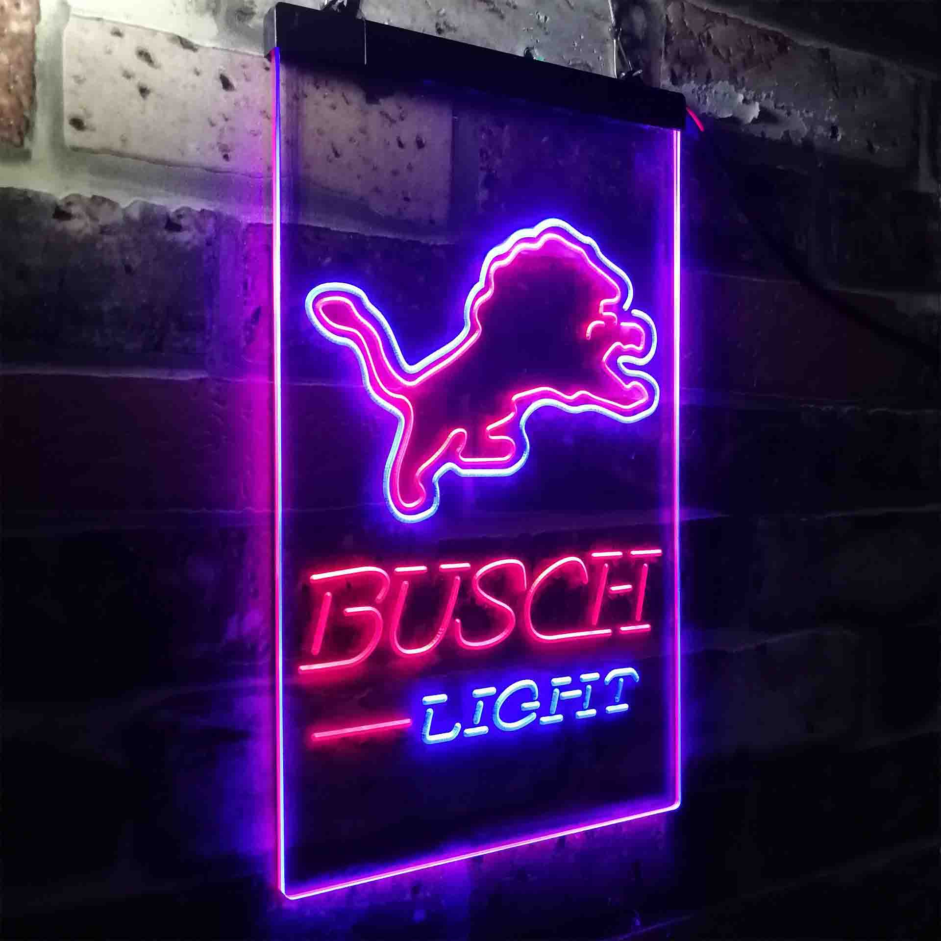 Busch Light Detroit Lion Neon-Like LED Sign - Image 23