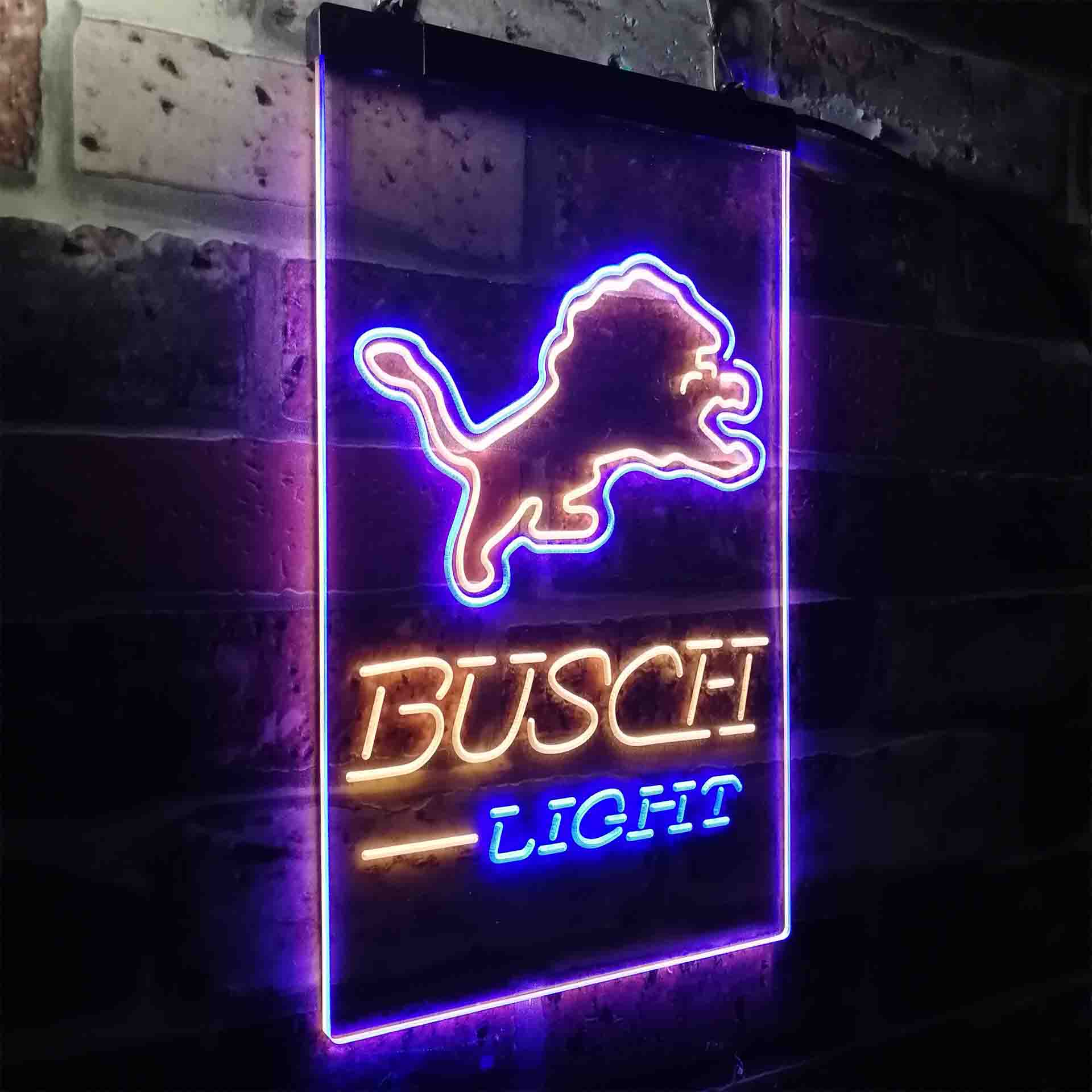 Busch Light Detroit Lion Neon-Like LED Sign - Image 25