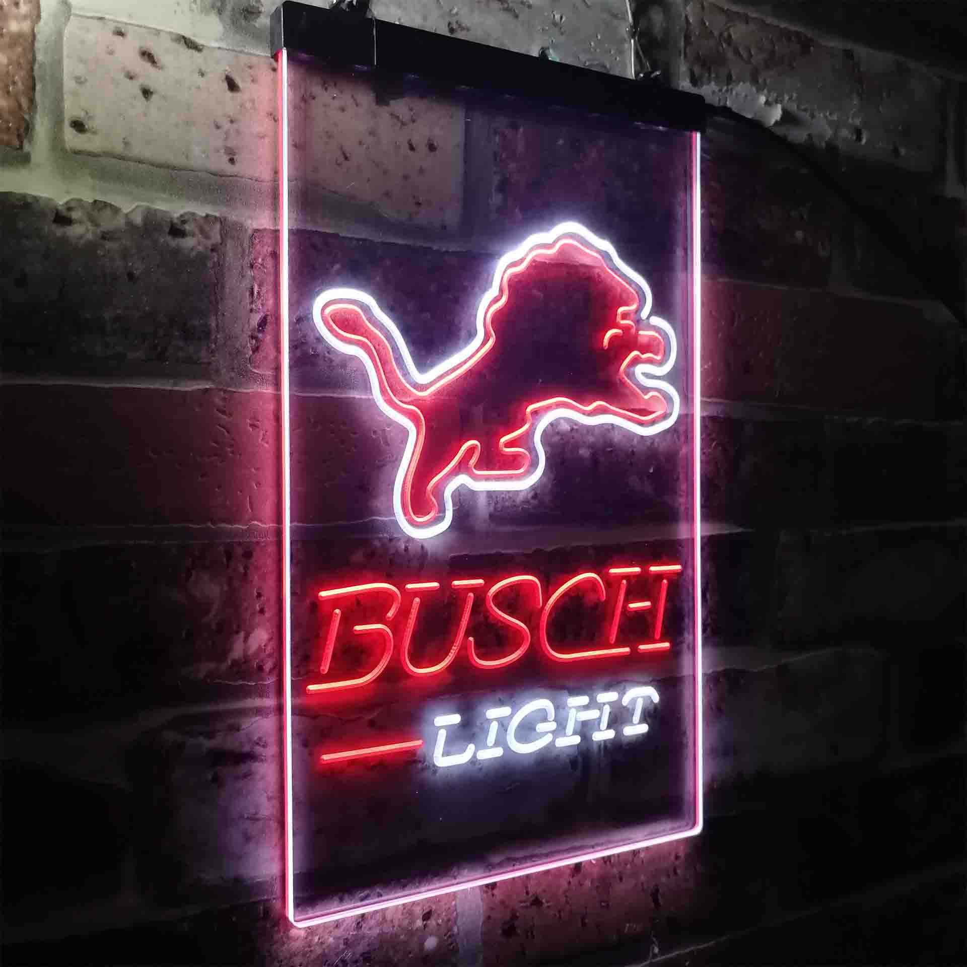 Busch Light Detroit Lion Neon-Like LED Sign - Image 26