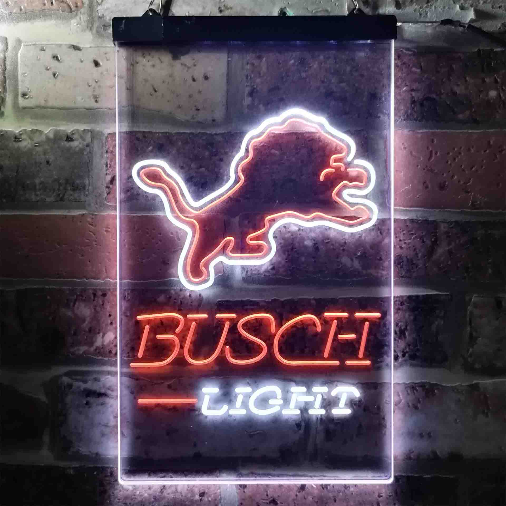 Busch Light Detroit Lion Neon-Like LED Sign - Image 5