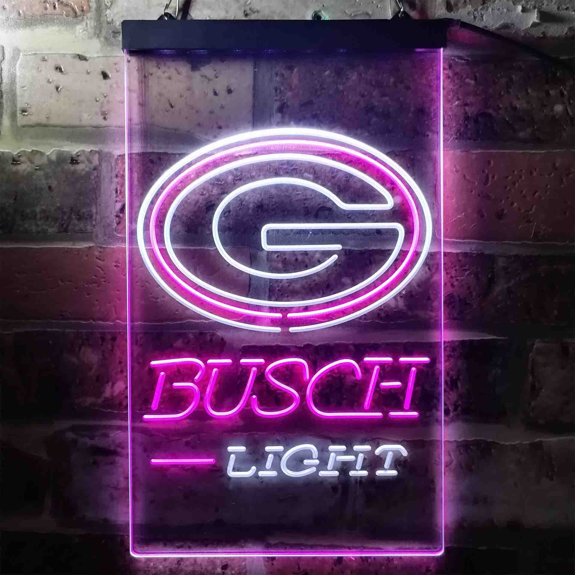 Busch Light Green Bay Packers Neon-Like LED Sign - Image 12