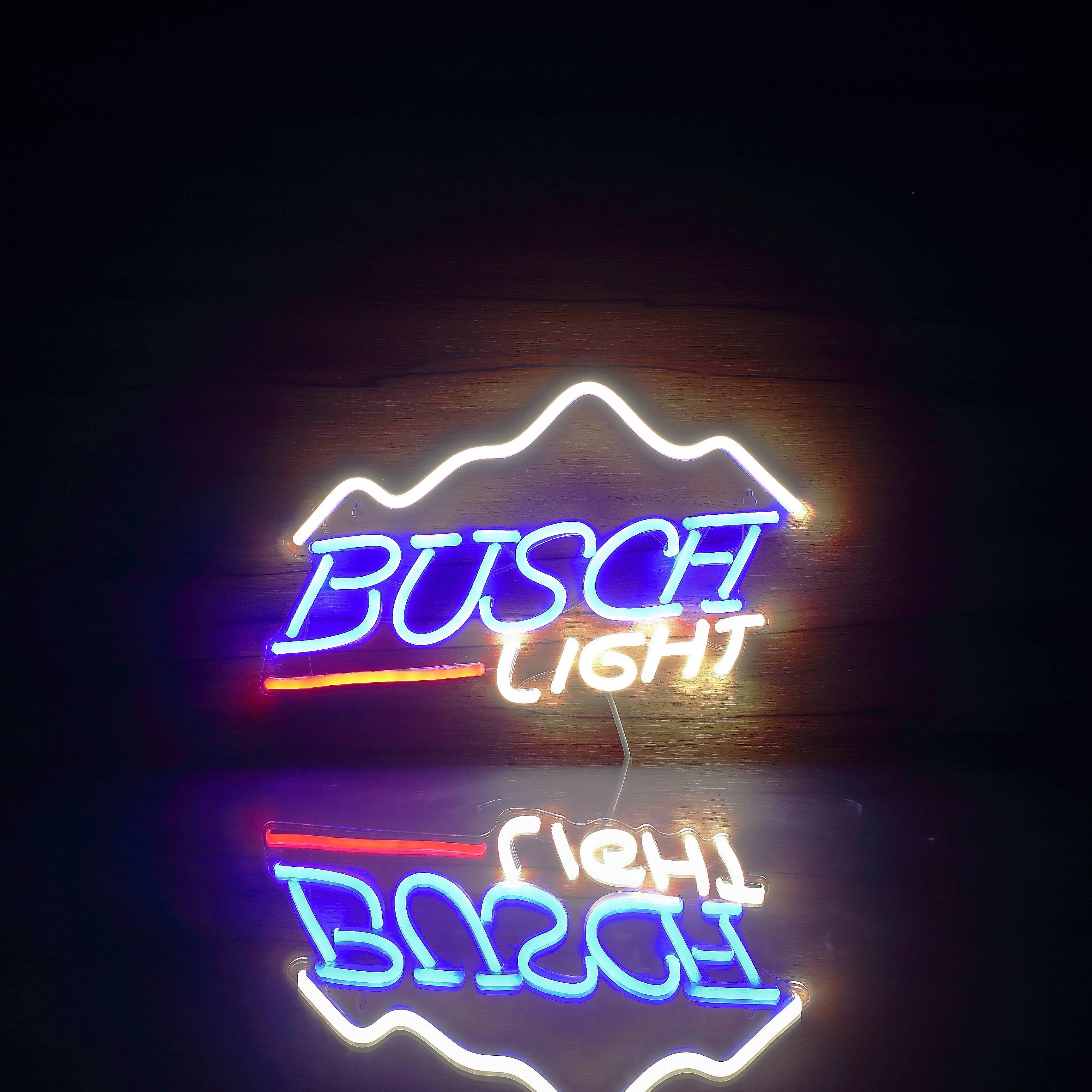 Busch Light Mountain Bar Handmade Neon Flex LED Sign