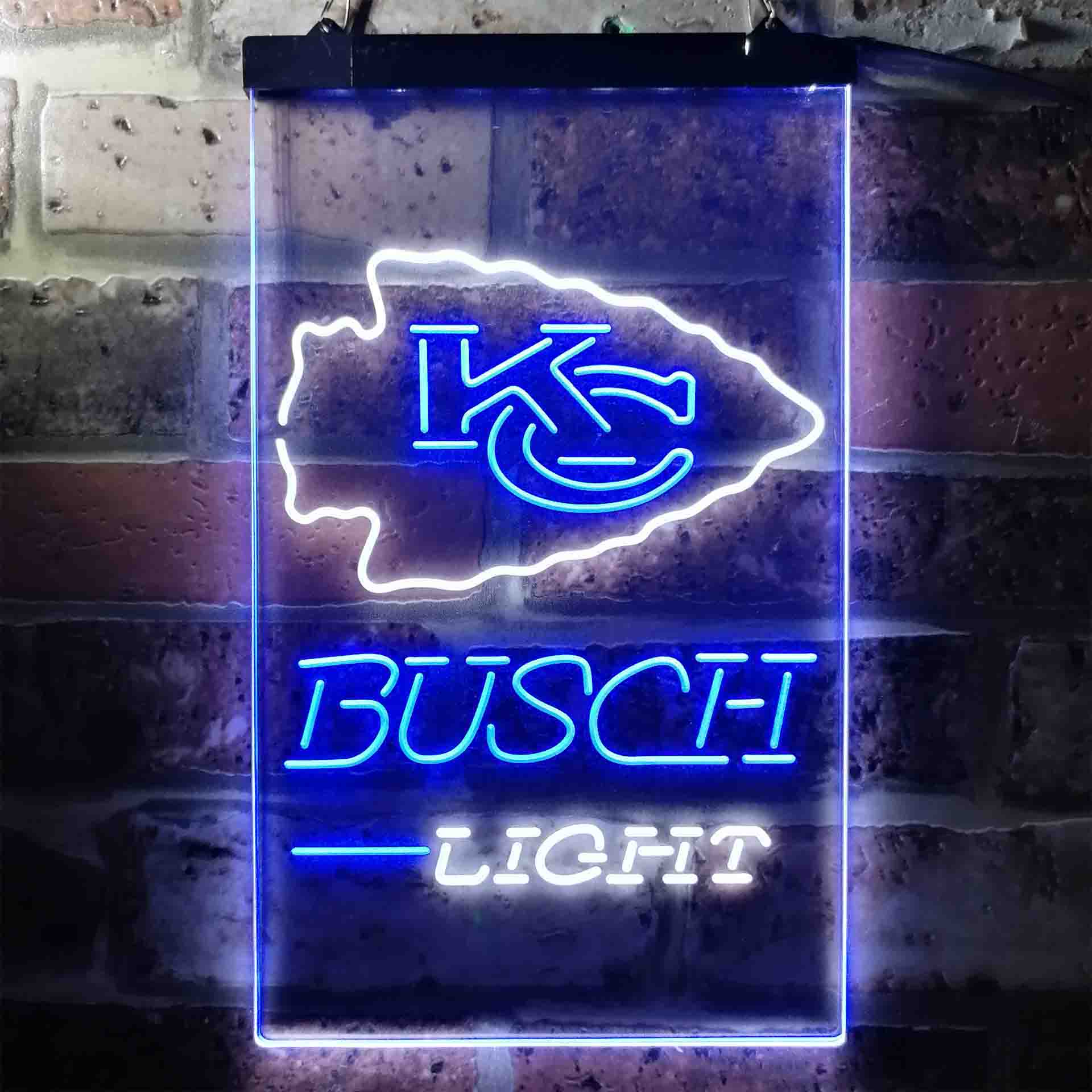Kansas City Chiefs Busch Light Neon-Like LED Sign - Image 10