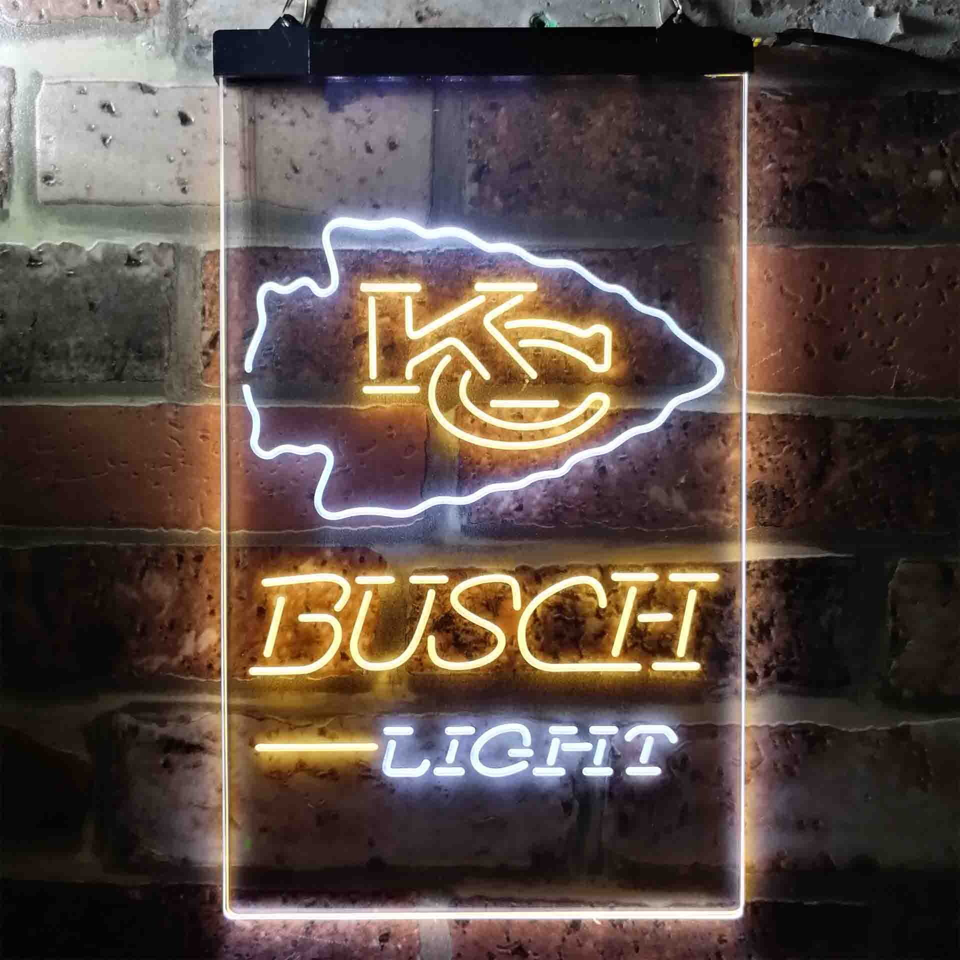 Kansas City Chiefs Busch Light Neon-Like LED Sign - Image 11