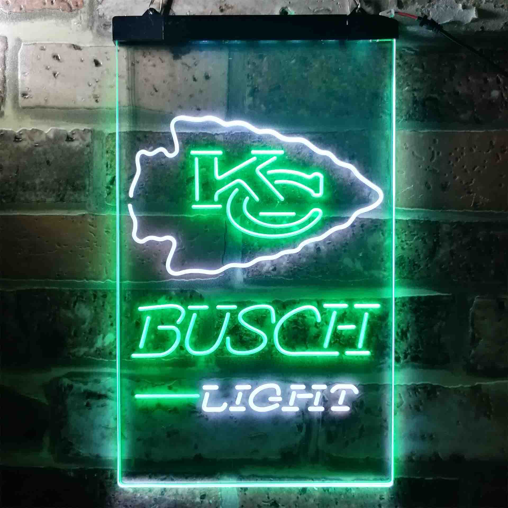 Kansas City Chiefs Busch Light Neon-Like LED Sign - Image 13