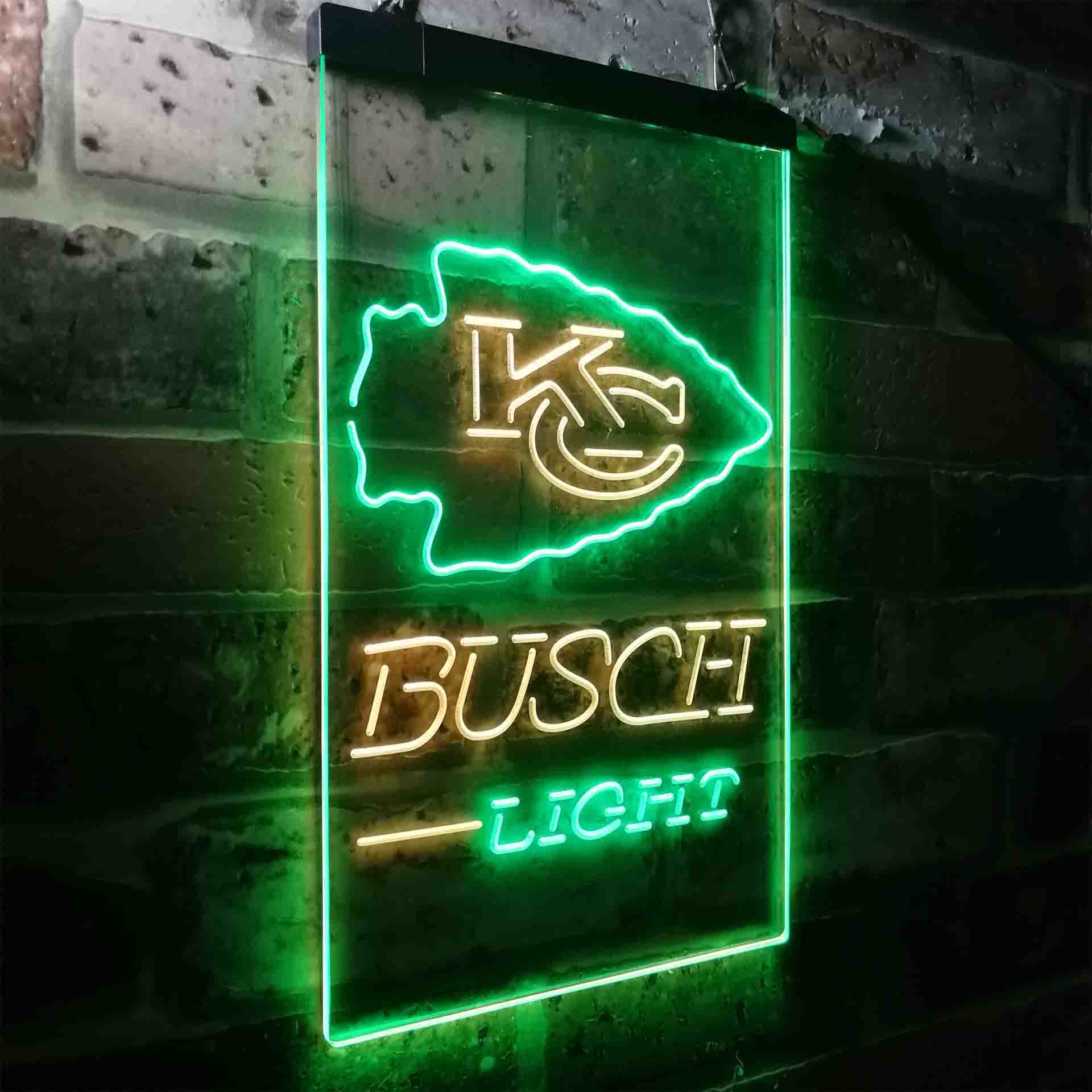 Kansas City Chiefs Busch Light Neon-Like LED Sign - Image 17