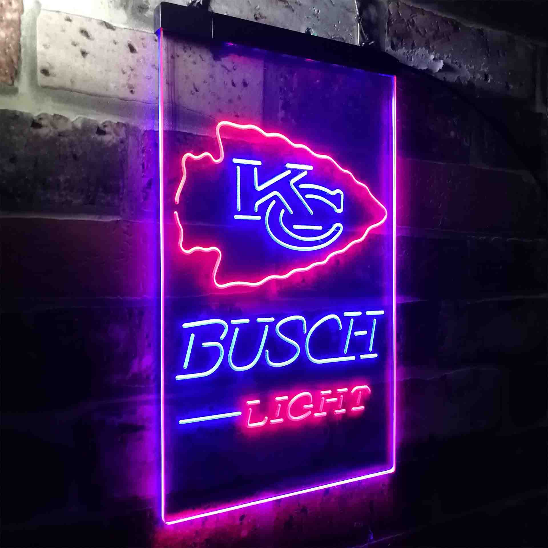 Kansas City Chiefs Busch Light Neon-Like LED Sign - Image 18