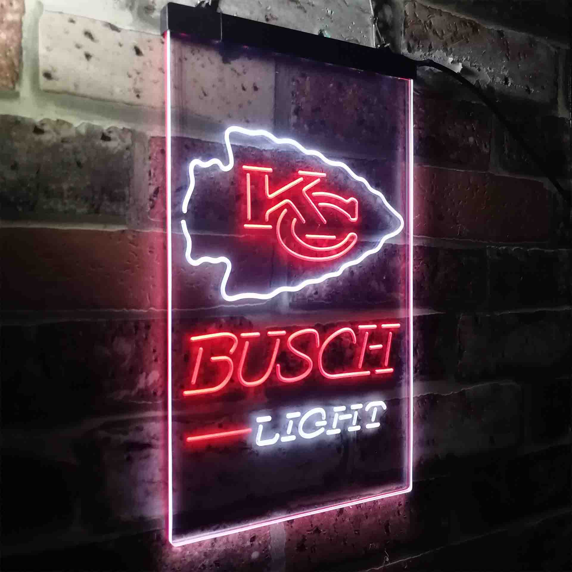 Kansas City Chiefs Busch Light Neon-Like LED Sign - Image 21