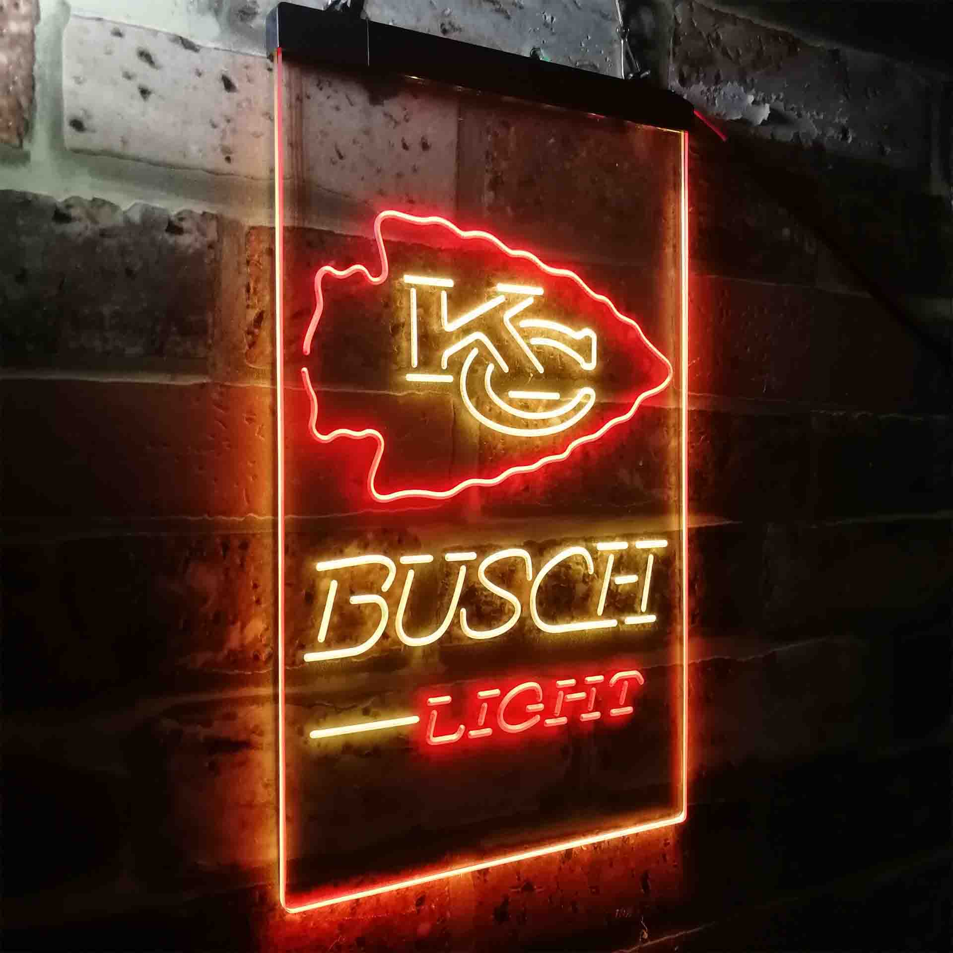 Kansas City Chiefs Busch Light Neon-Like LED Sign - Image 25