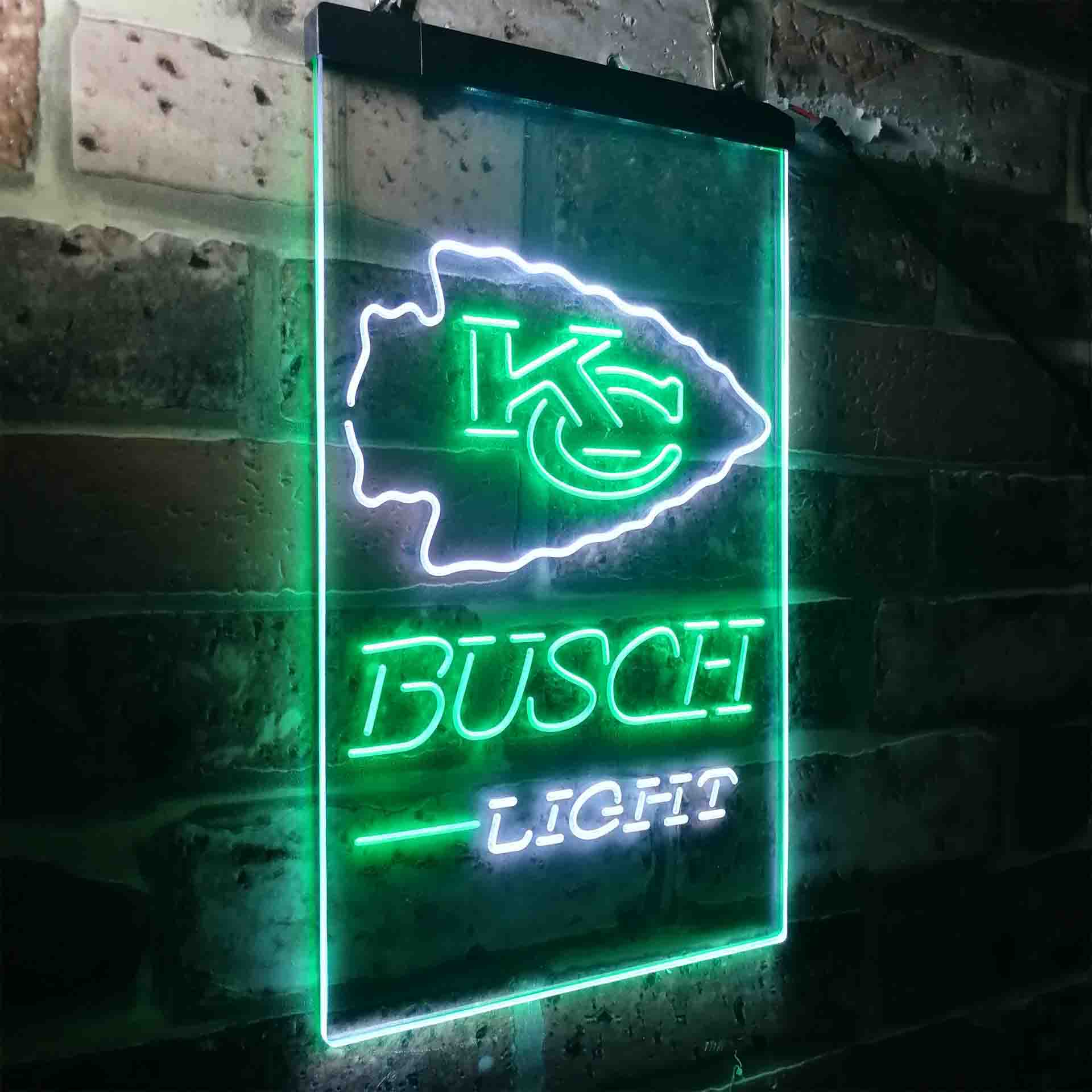 Kansas City Chiefs Busch Light Neon-Like LED Sign - Image 26