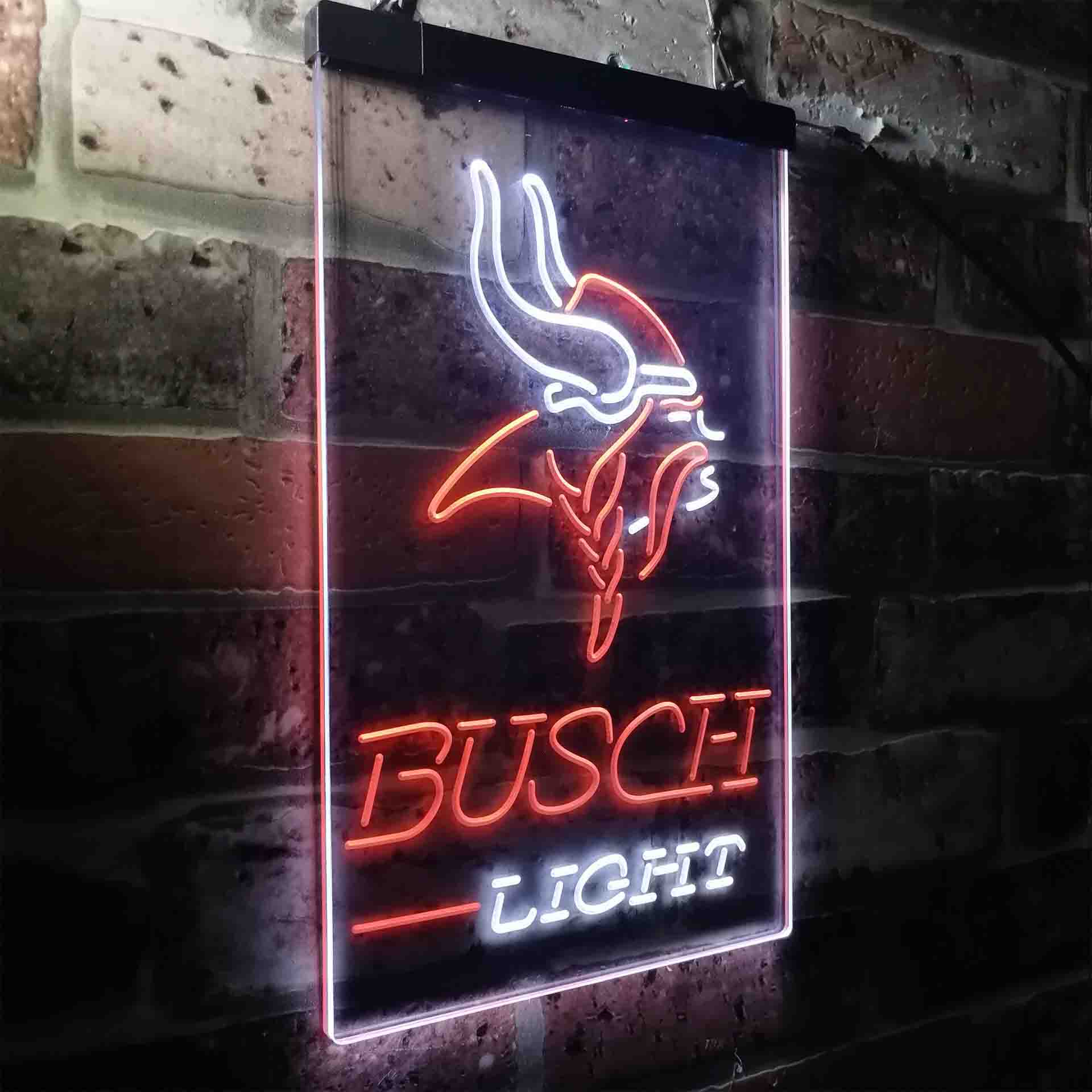 Busch Light Minnesota Vikings Neon-Like LED Sign - Image 18