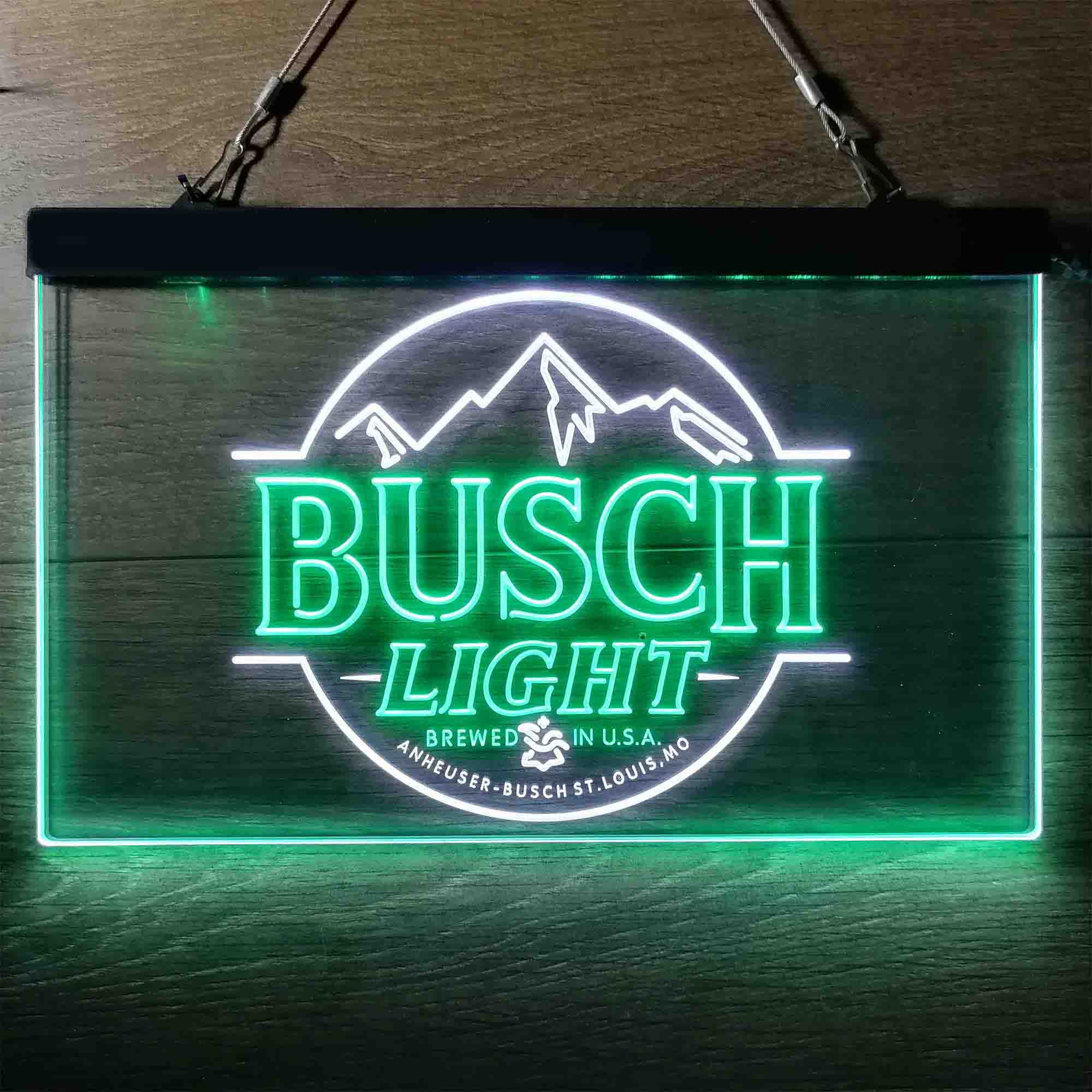 Busch Light Brewed in USA Bar Neon LED Sign - Image 12