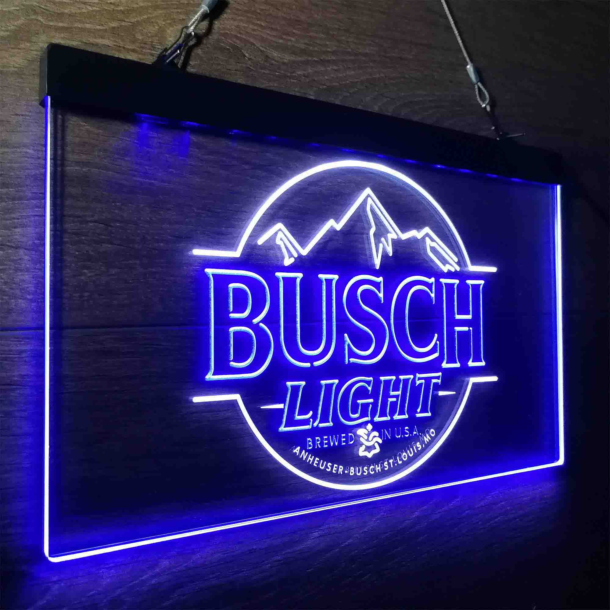 Busch Light Brewed in USA Bar Neon LED Sign - Image 15