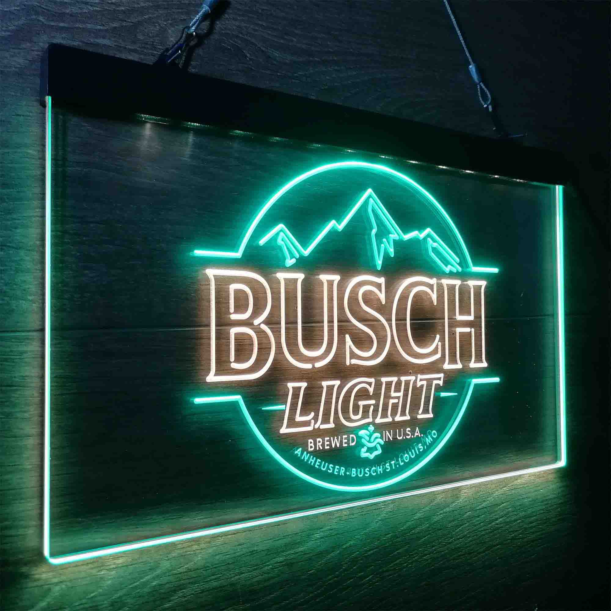 Busch Light Brewed in USA Bar Neon LED Sign - Image 20