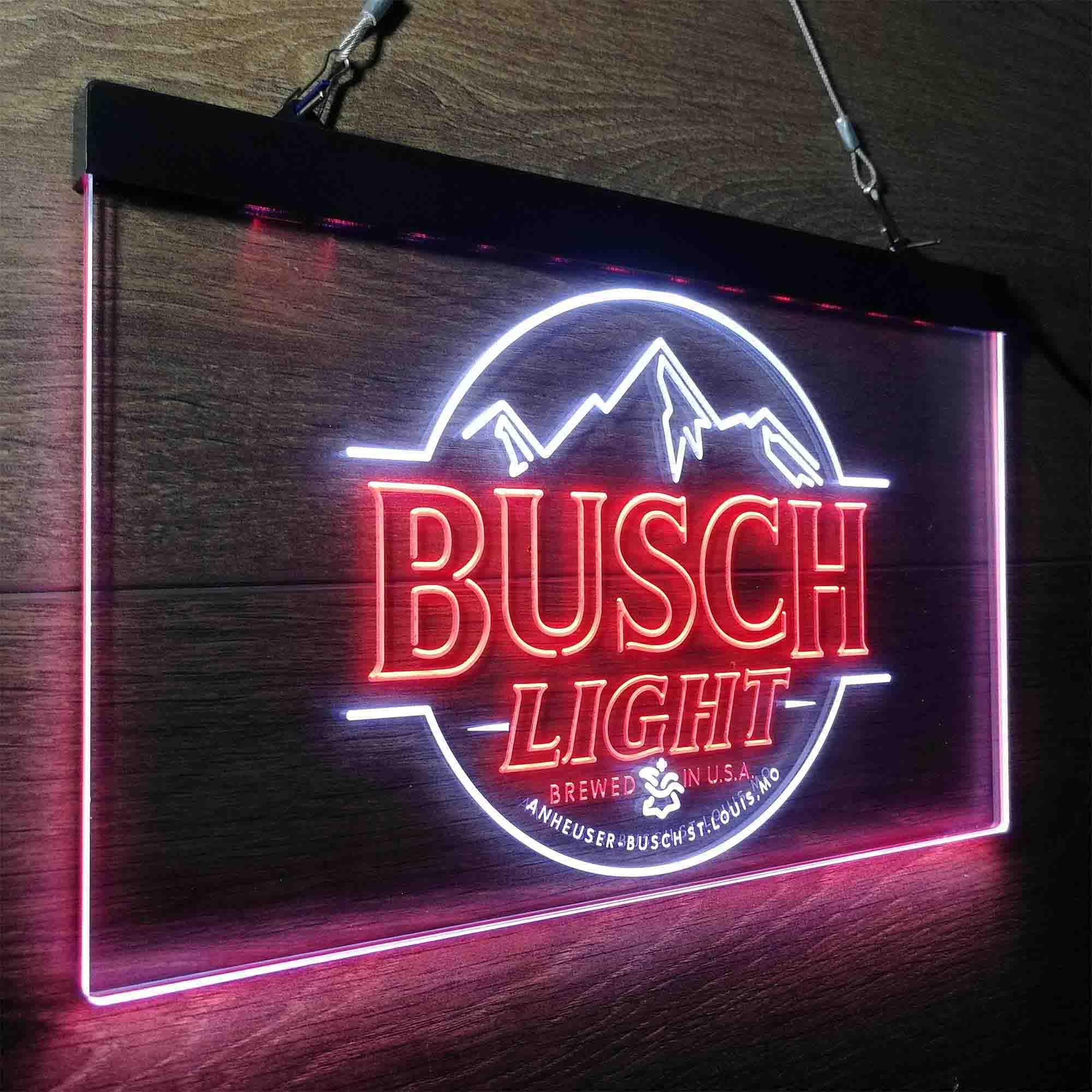 Busch Light Brewed in USA Bar Neon LED Sign - Image 21