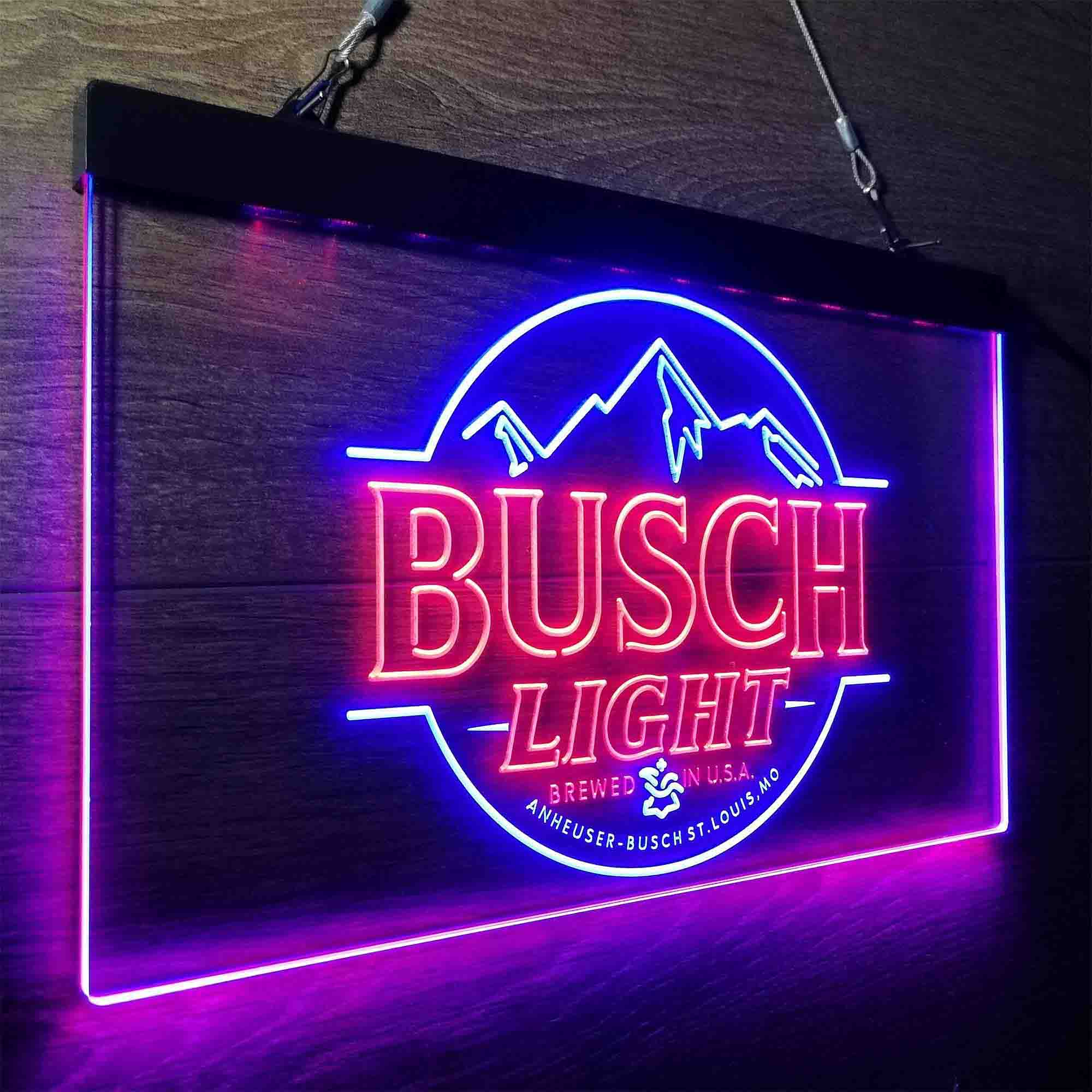 Busch Light Brewed in USA Bar Neon LED Sign - Image 22