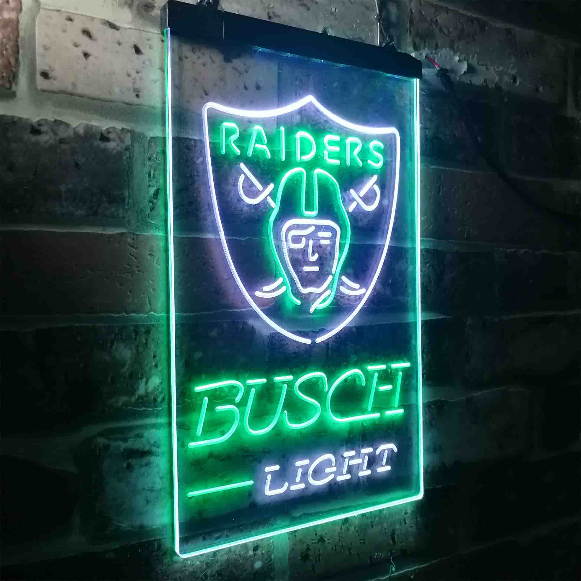 Busch Light Las Vegas Raiders Neon-Like LED Sign - Image 14