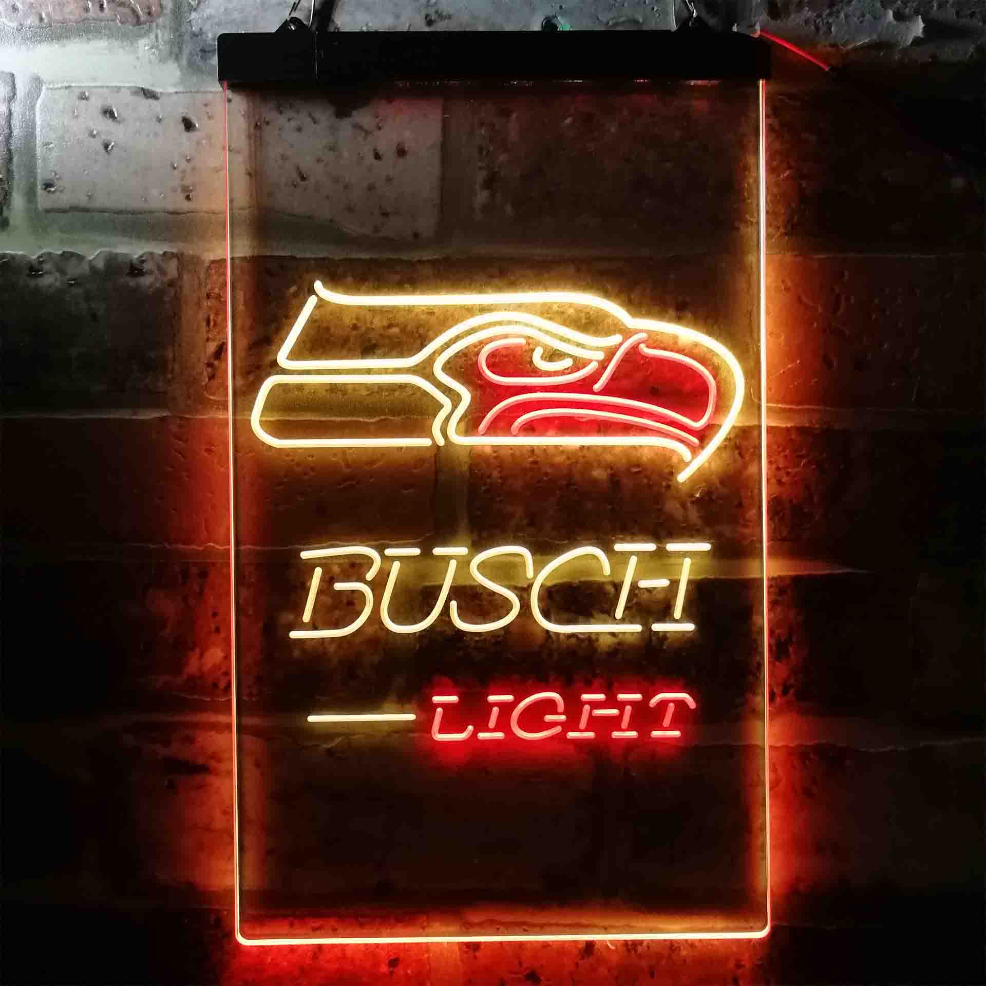 Busch Light Seattle Seahawks Neon-Like LED Sign - Image 13