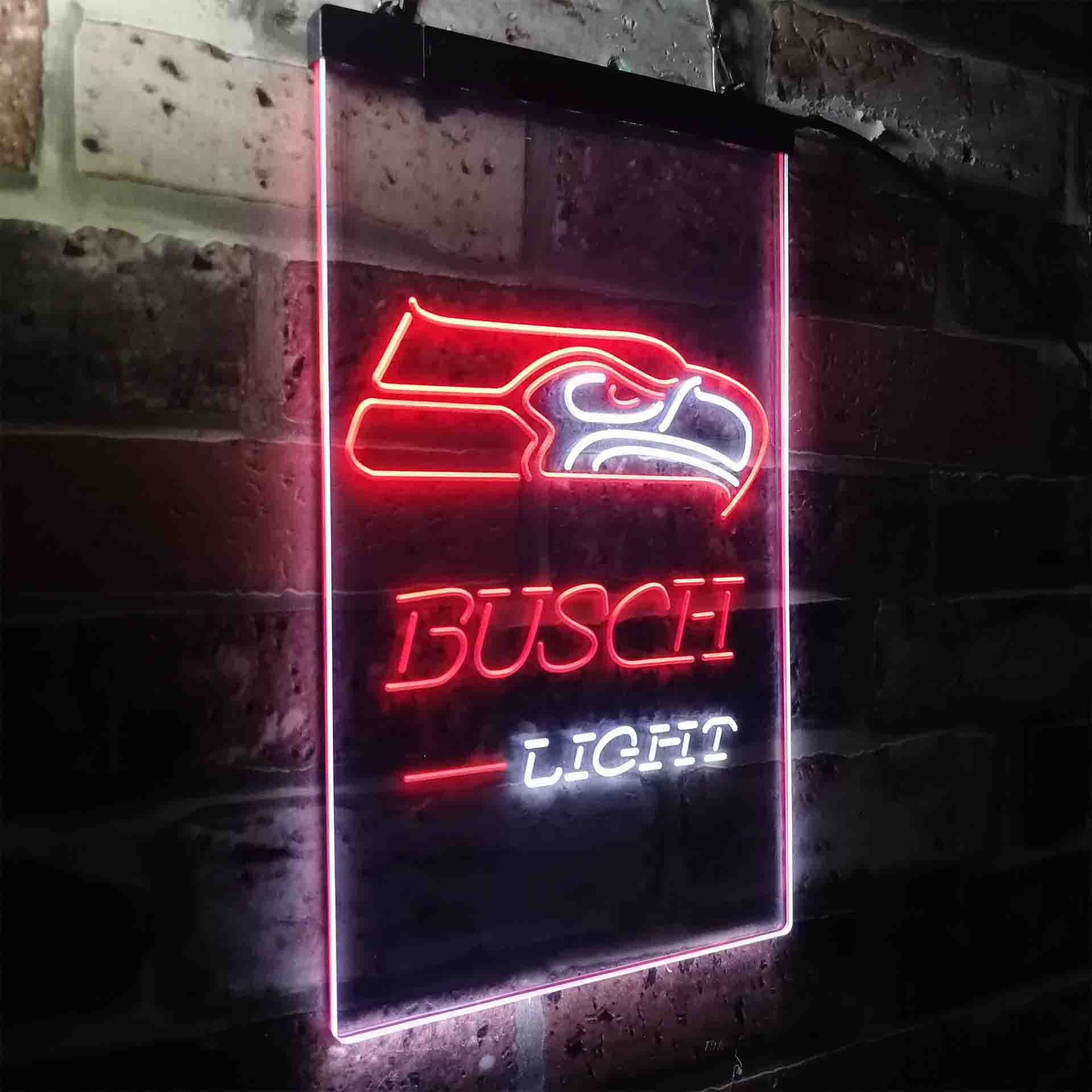Busch Light Seattle Seahawks Neon-Like LED Sign - Image 23