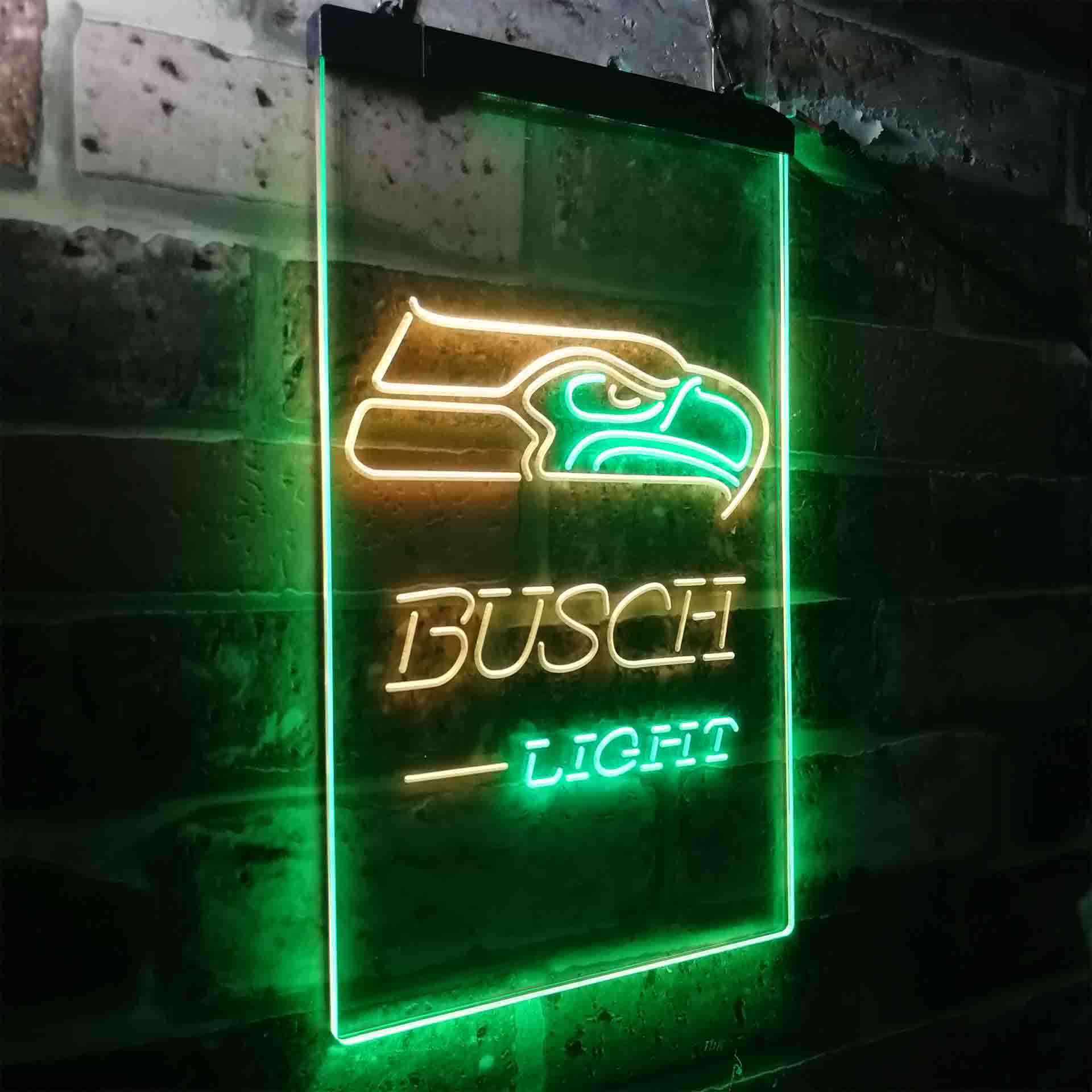 Busch Light Seattle Seahawks Neon-Like LED Sign - Image 24