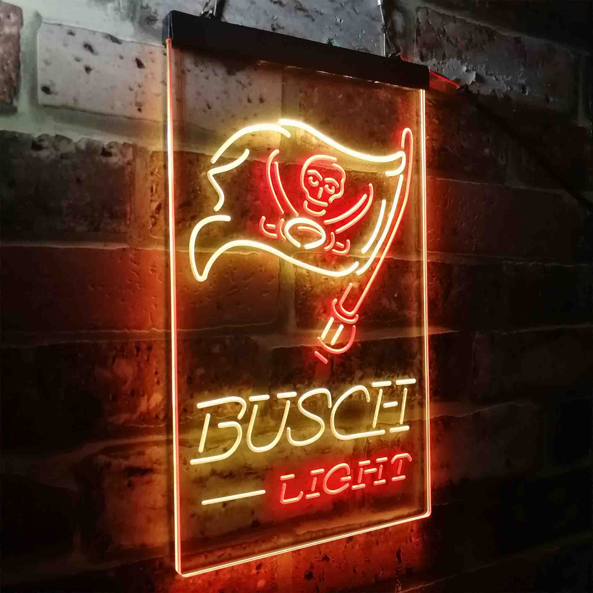 Busch Light Tampa Bay Buccaneers Neon-Like LED Sign - Image 14
