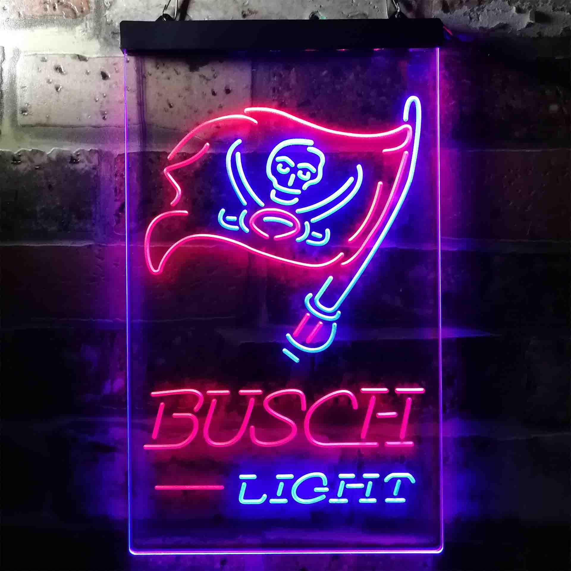 Busch Light Tampa Bay Buccaneers Neon-Like LED Sign - Image 2