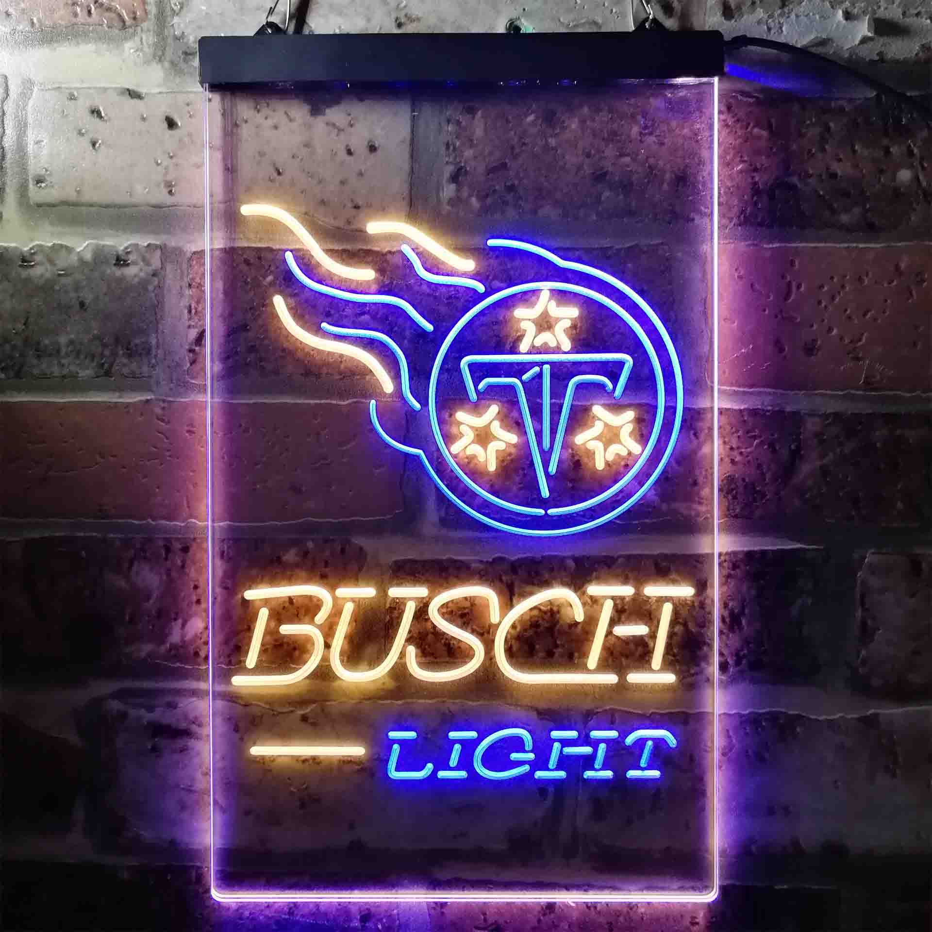 Busch Light Tennessee Titans Neon-Like LED Sign - Image 12