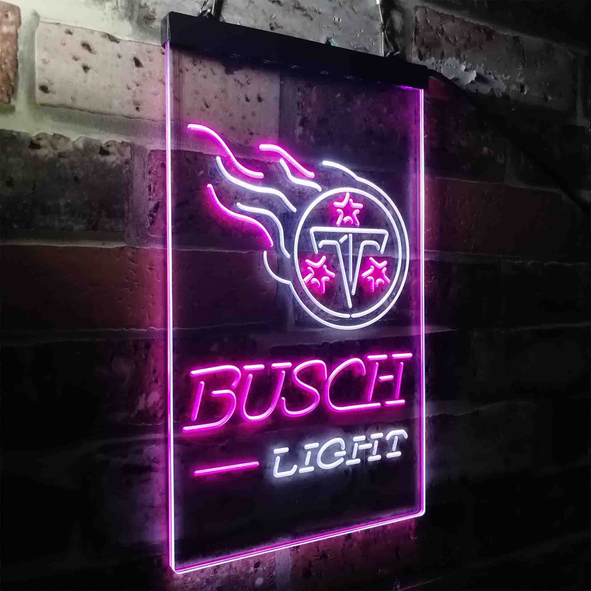 Busch Light Tennessee Titans Neon-Like LED Sign - Image 17