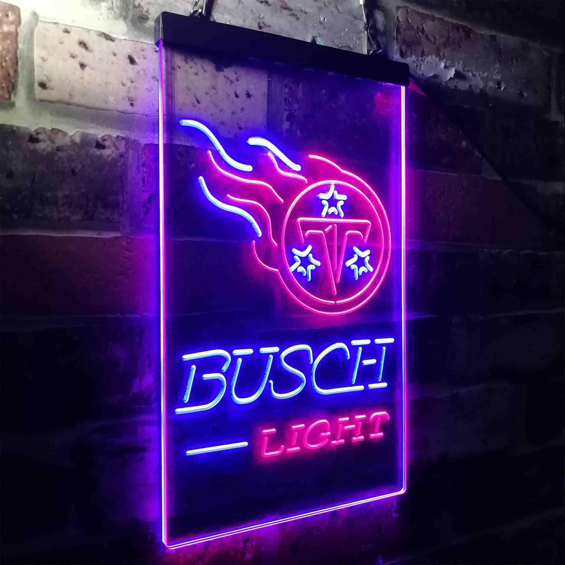 Busch Light Tennessee Titans Neon-Like LED Sign - Image 19