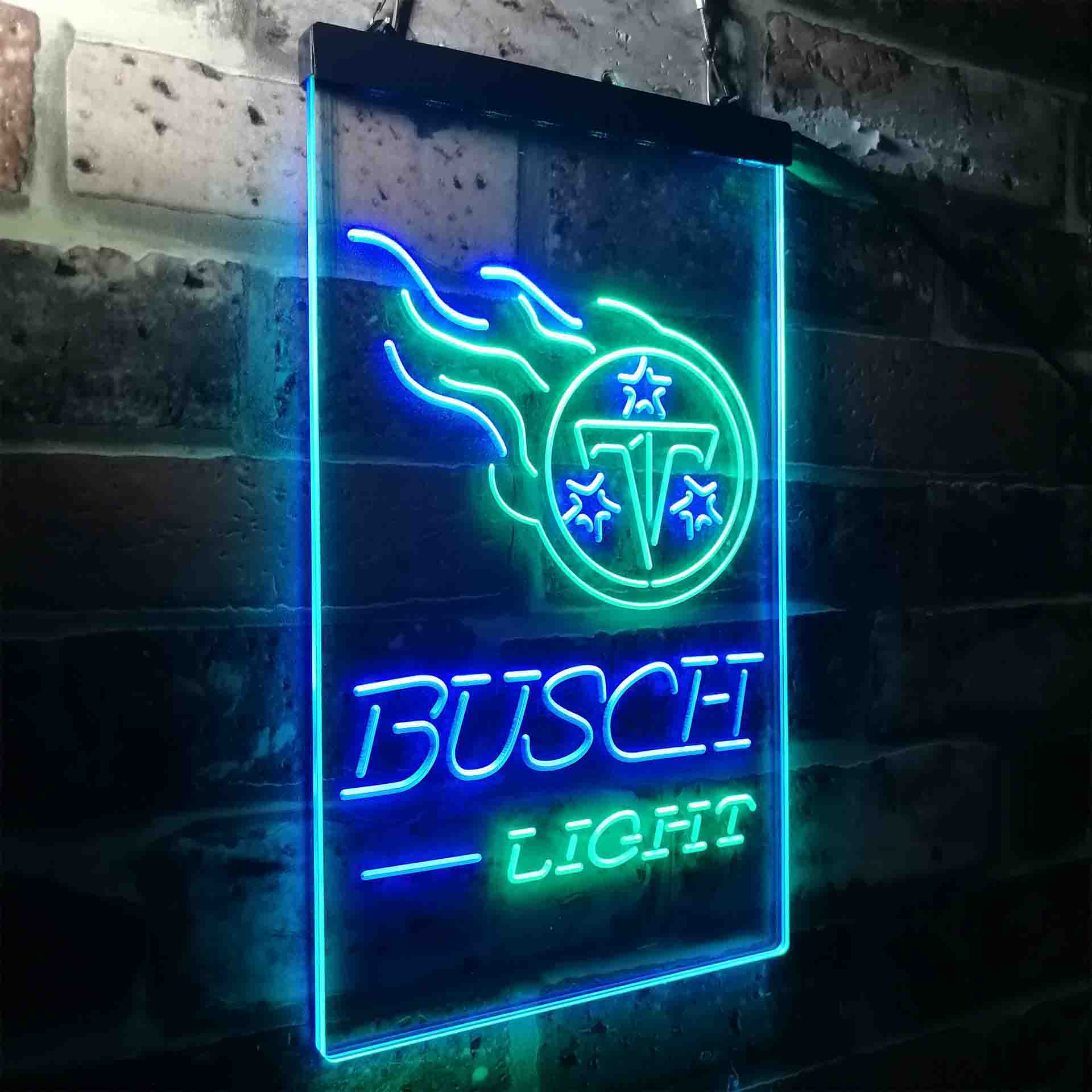 Busch Light Tennessee Titans Neon-Like LED Sign - Image 23
