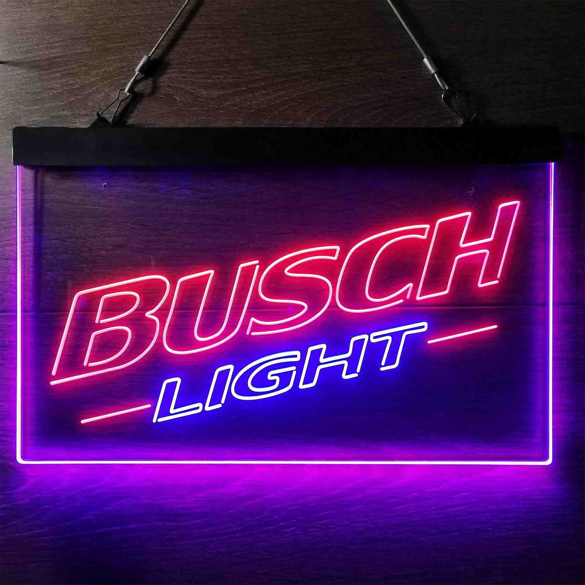 Busch Light Upslope Logo Home Bar Neon Light LED Sign - Image 10