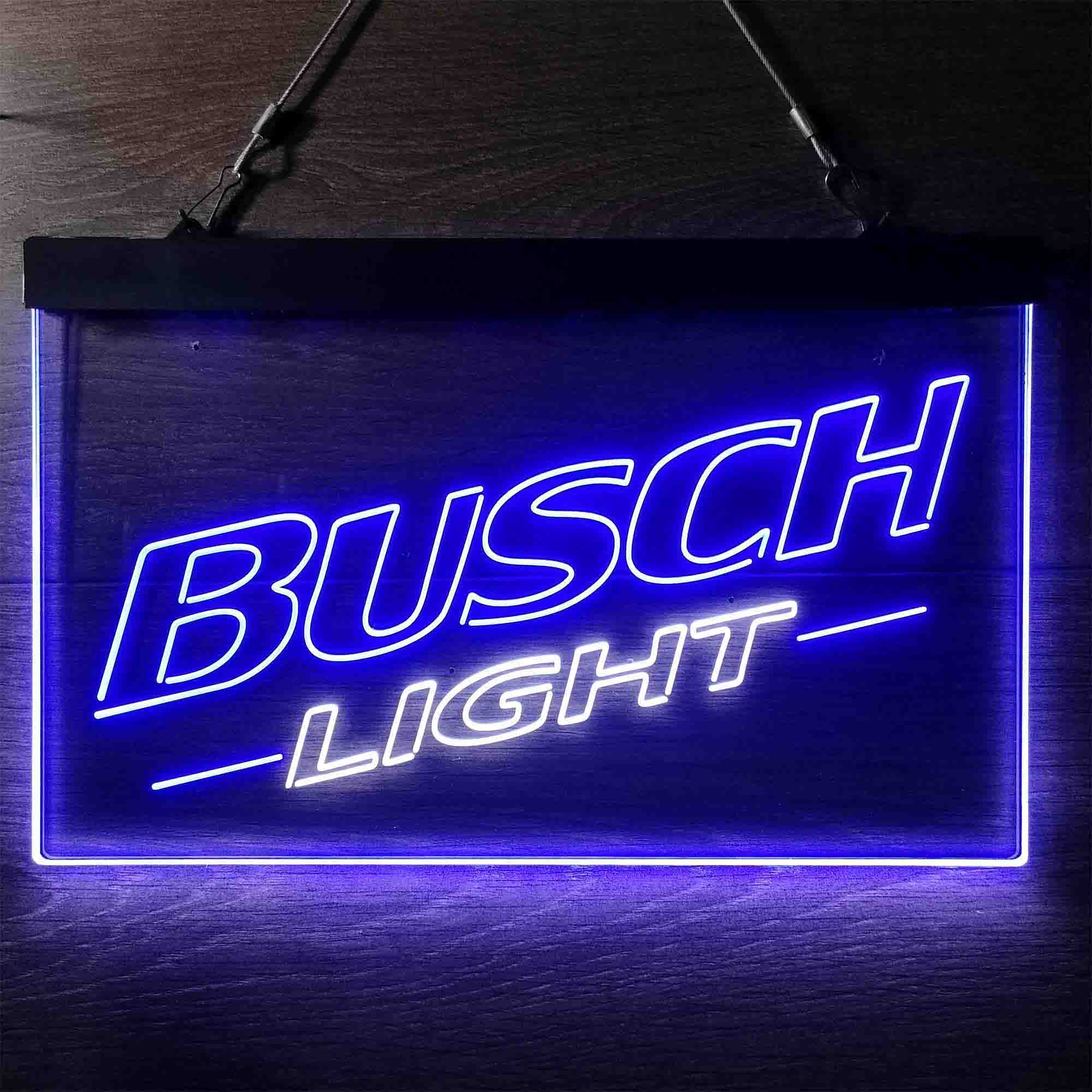 Busch Light Upslope Logo Home Bar Neon Light LED Sign - Image 11