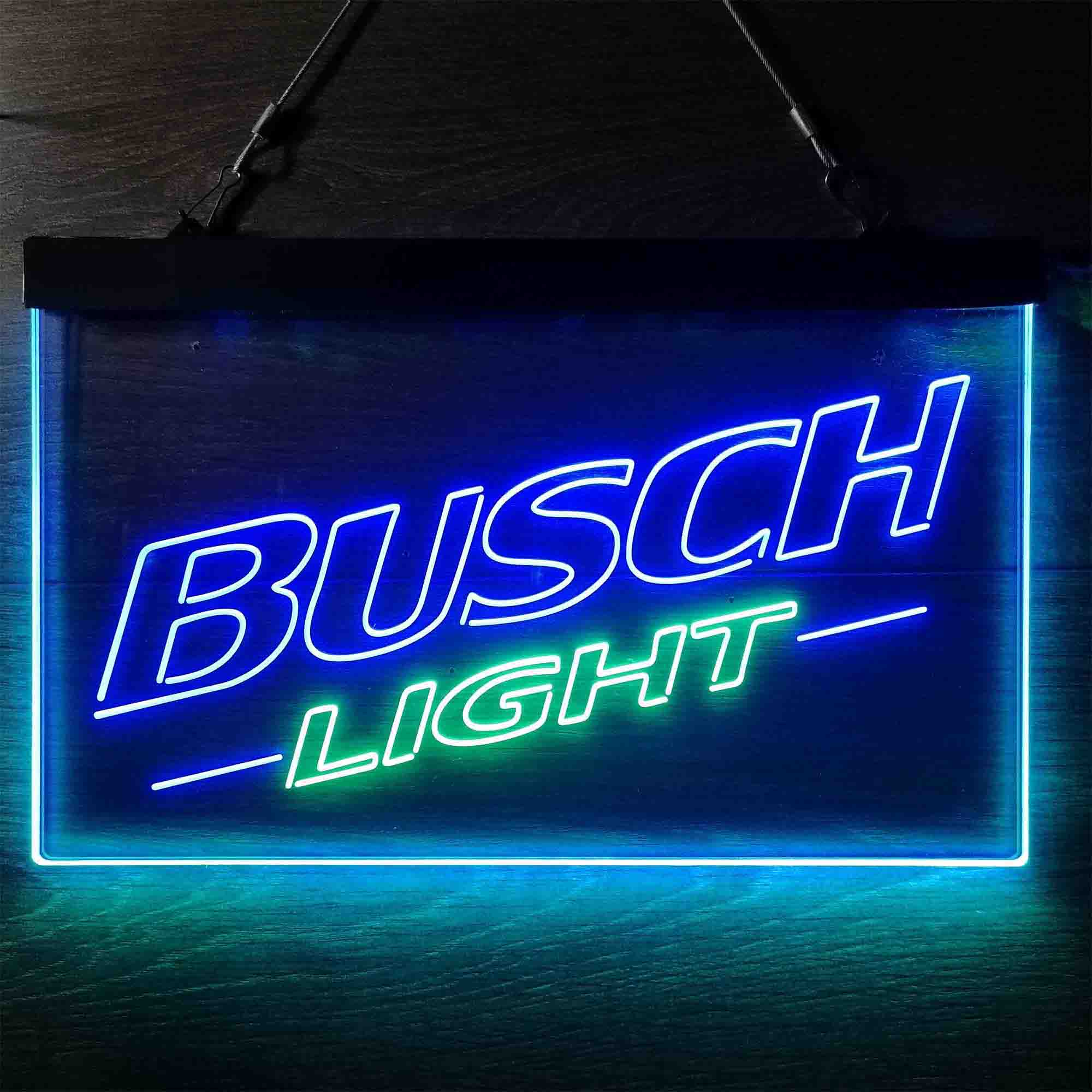 Busch Light Upslope Logo Home Bar Neon Light LED Sign - Image 12