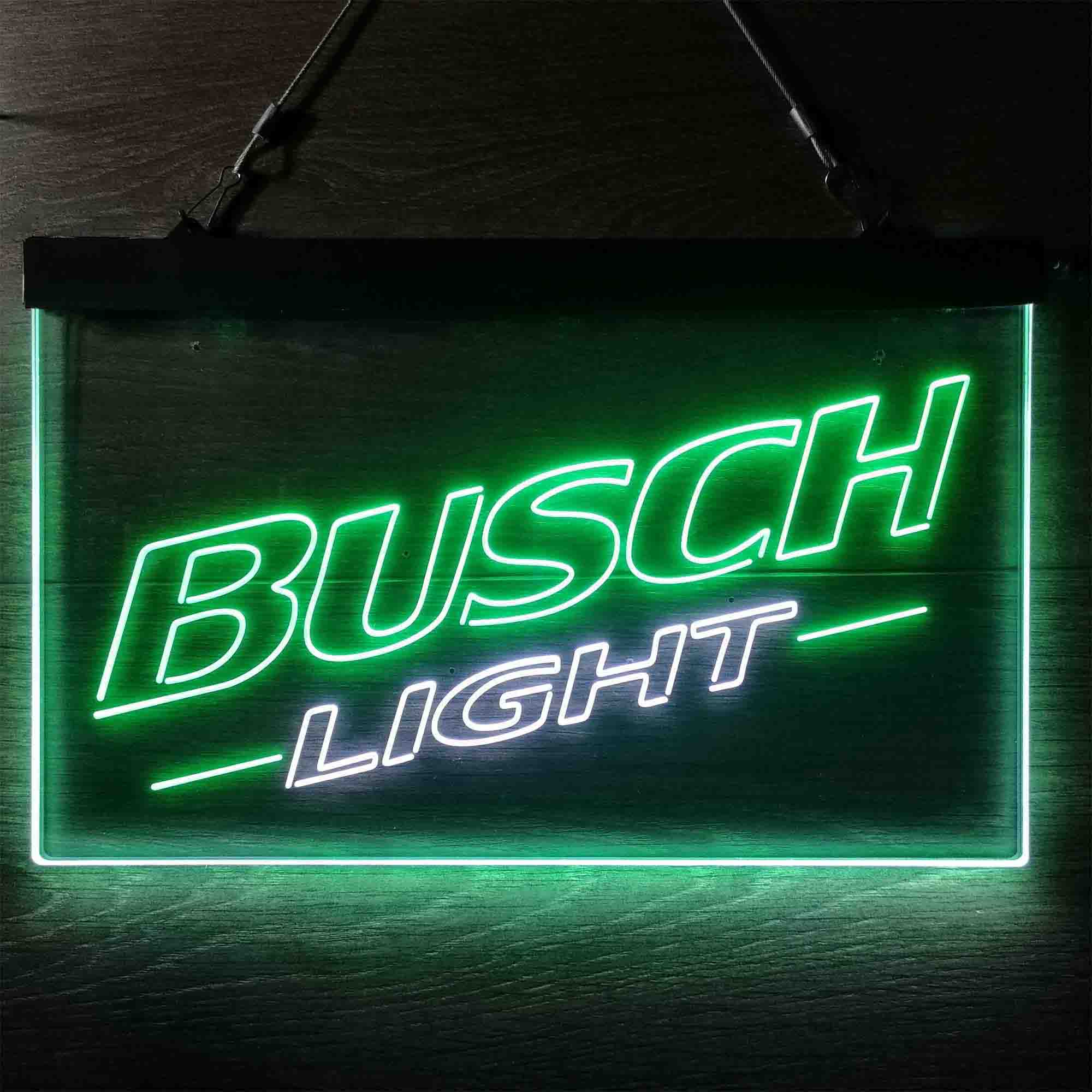 Busch Light Upslope Logo Home Bar Neon Light LED Sign - Image 13