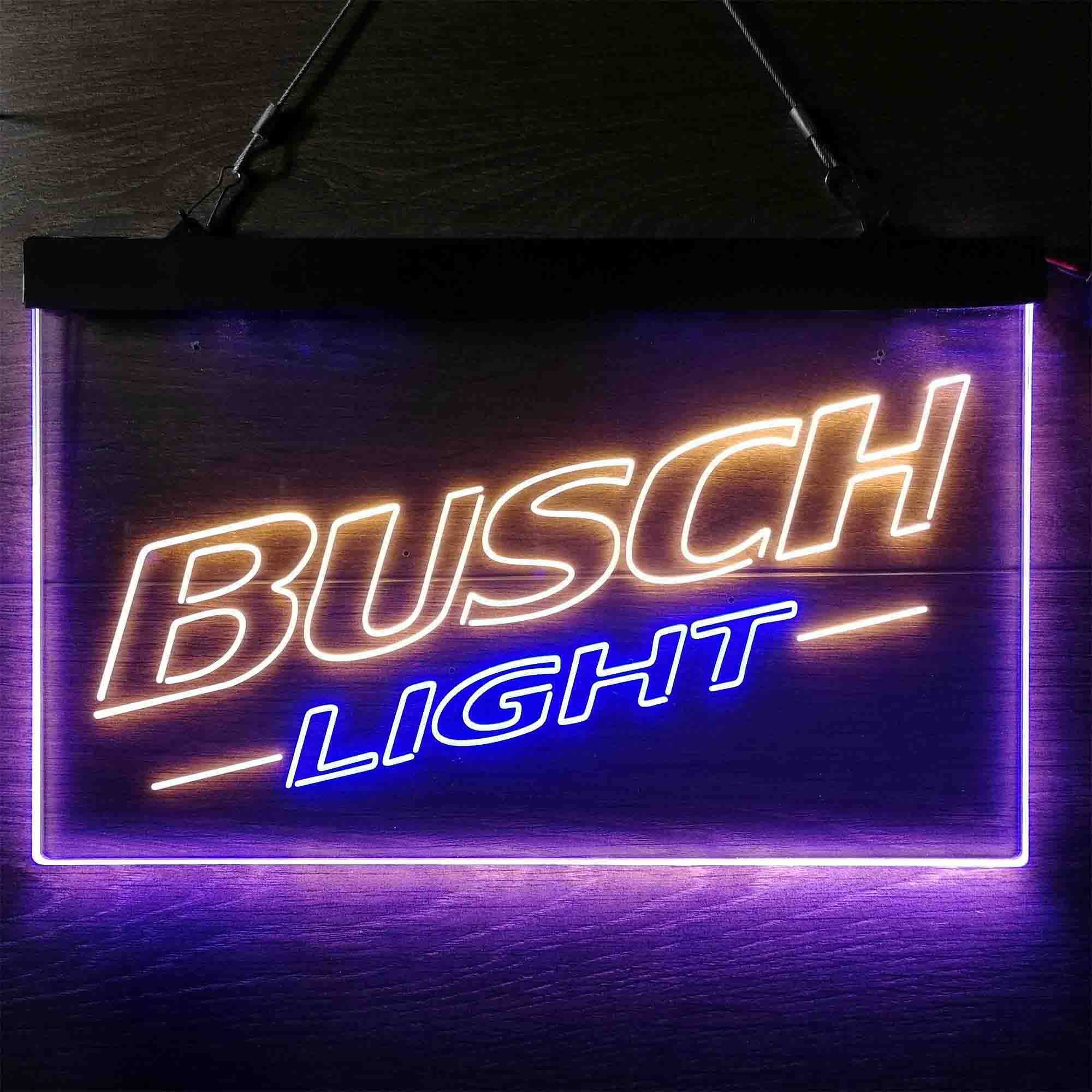 Busch Light Upslope Logo Home Bar Neon Light LED Sign - Image 3