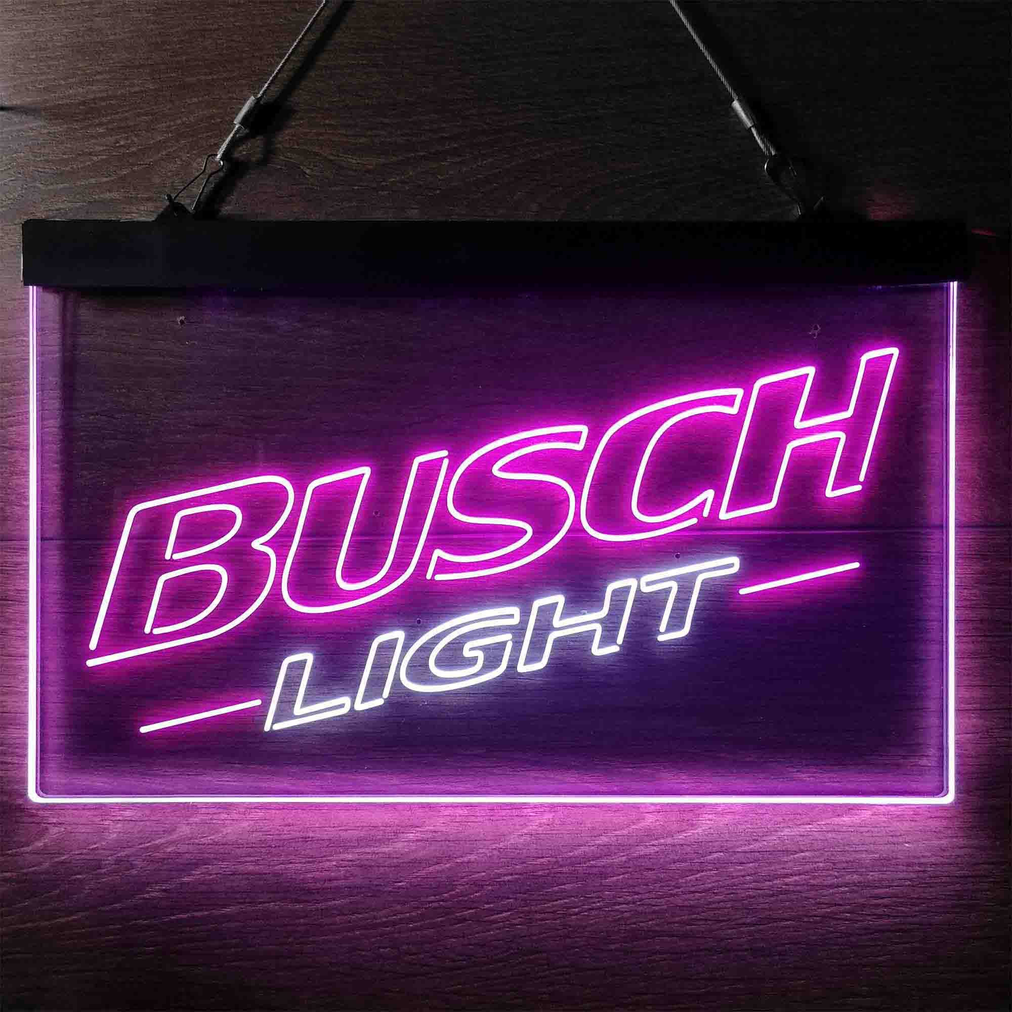Busch Light Upslope Logo Home Bar Neon Light LED Sign - Image 4