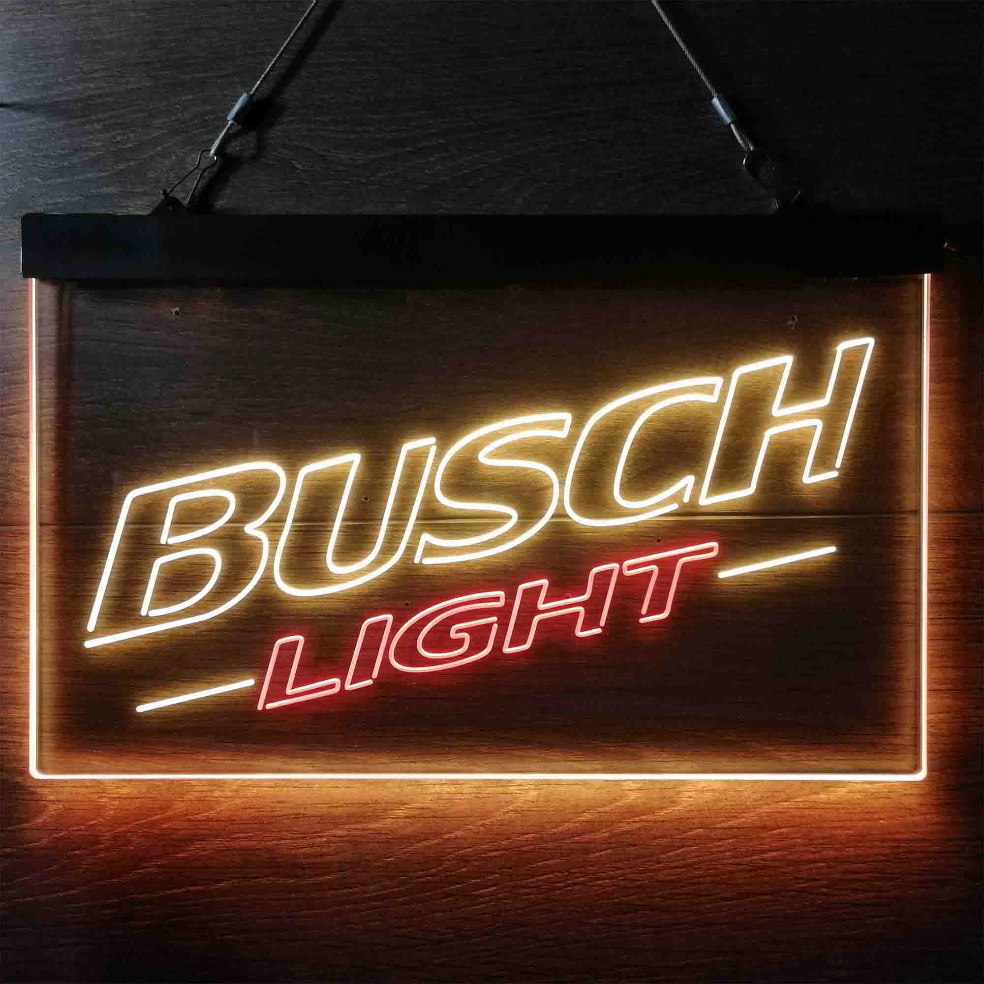 Busch Light Upslope Logo Home Bar Neon Light LED Sign - Image 5