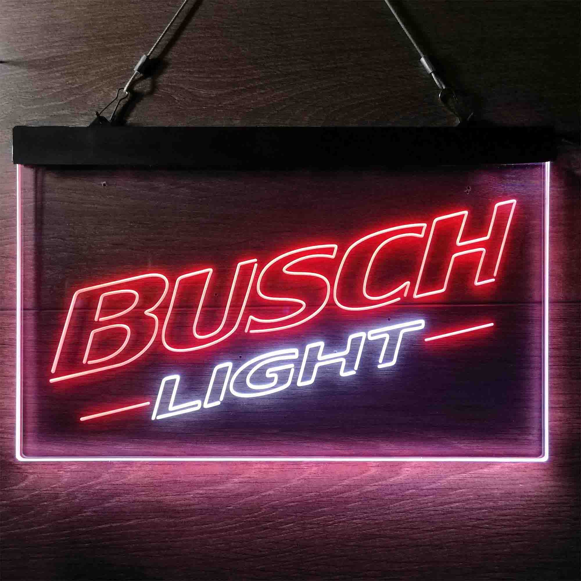 Busch Light Upslope Logo Home Bar Neon Light LED Sign - Image 7