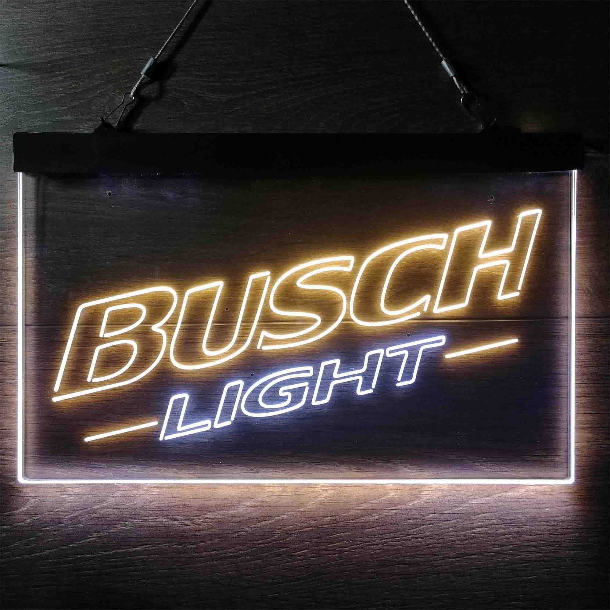 Busch Light Upslope Logo Home Bar Neon Light LED Sign - Image 8