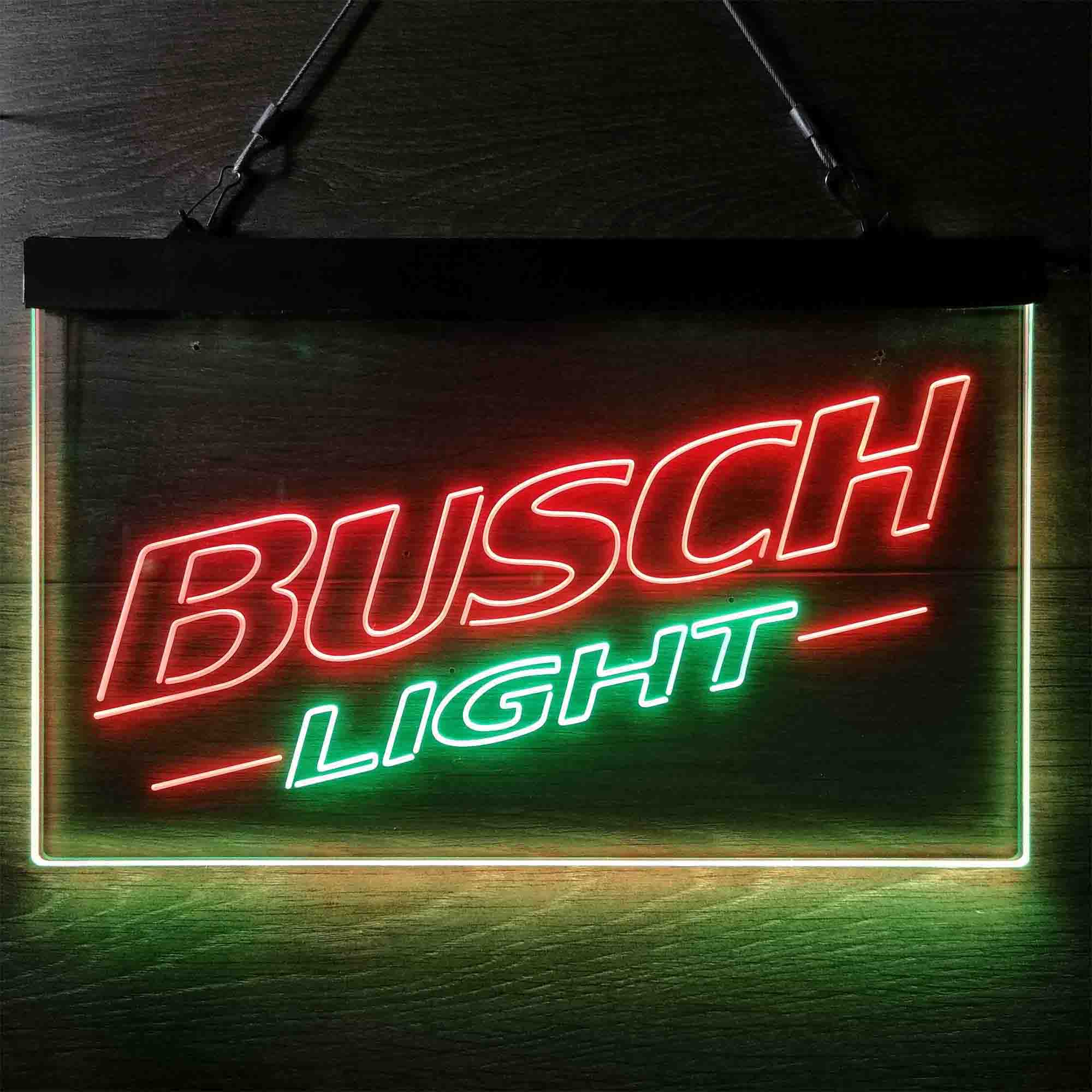 Busch Light Upslope Logo Home Bar Neon Light LED Sign - Image 9