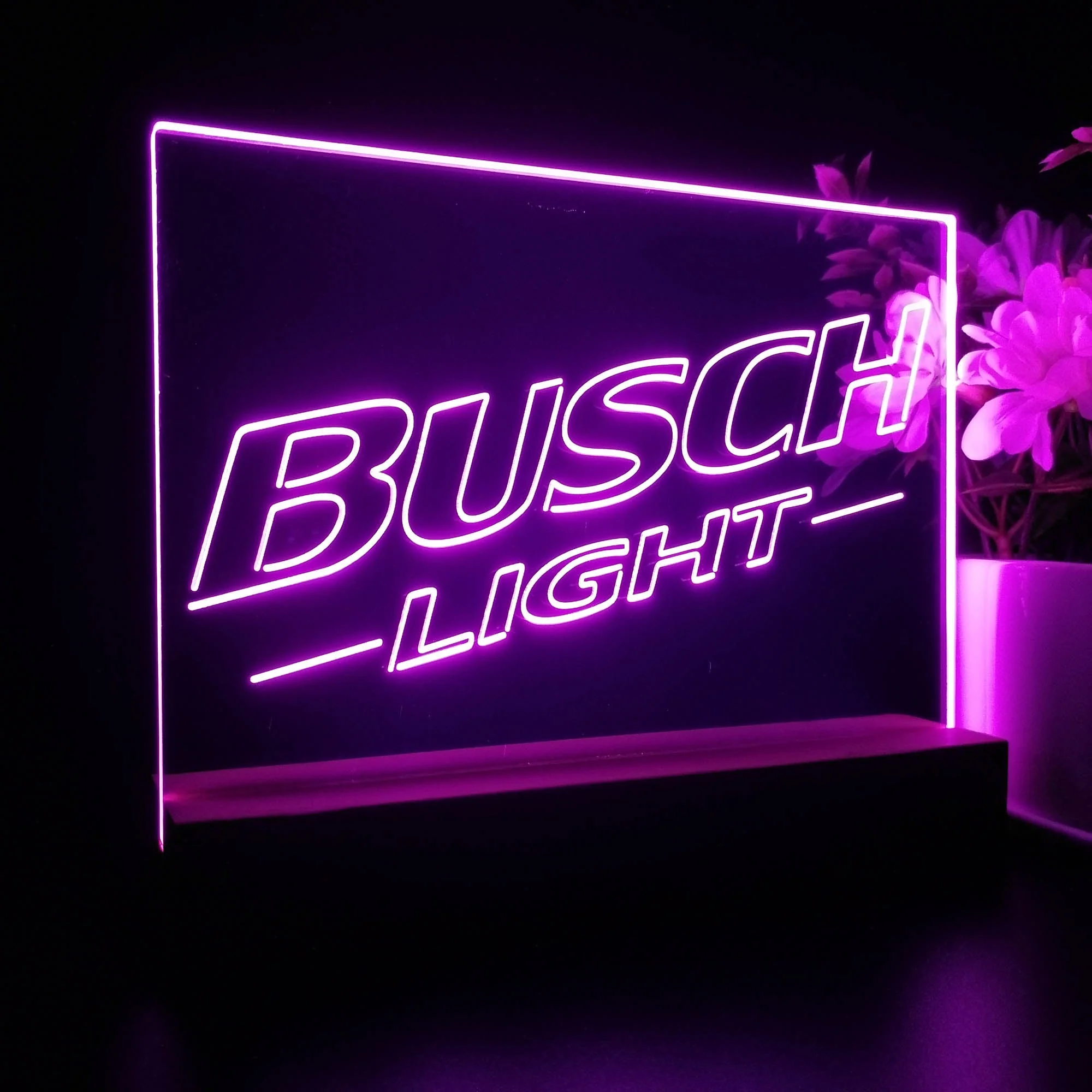Busch Light Upslope Logo Neon Sign Pub Bar Decor Lamp - Image 6